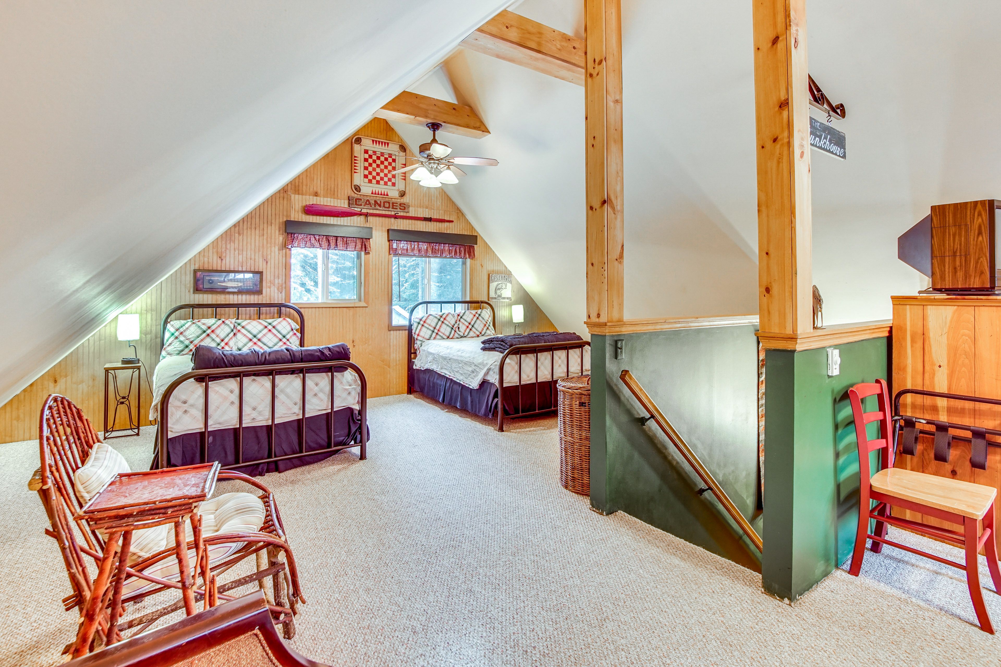 Bedroom 2 (Loft) | 4 Full Beds | Twin Bed | 2nd Floor