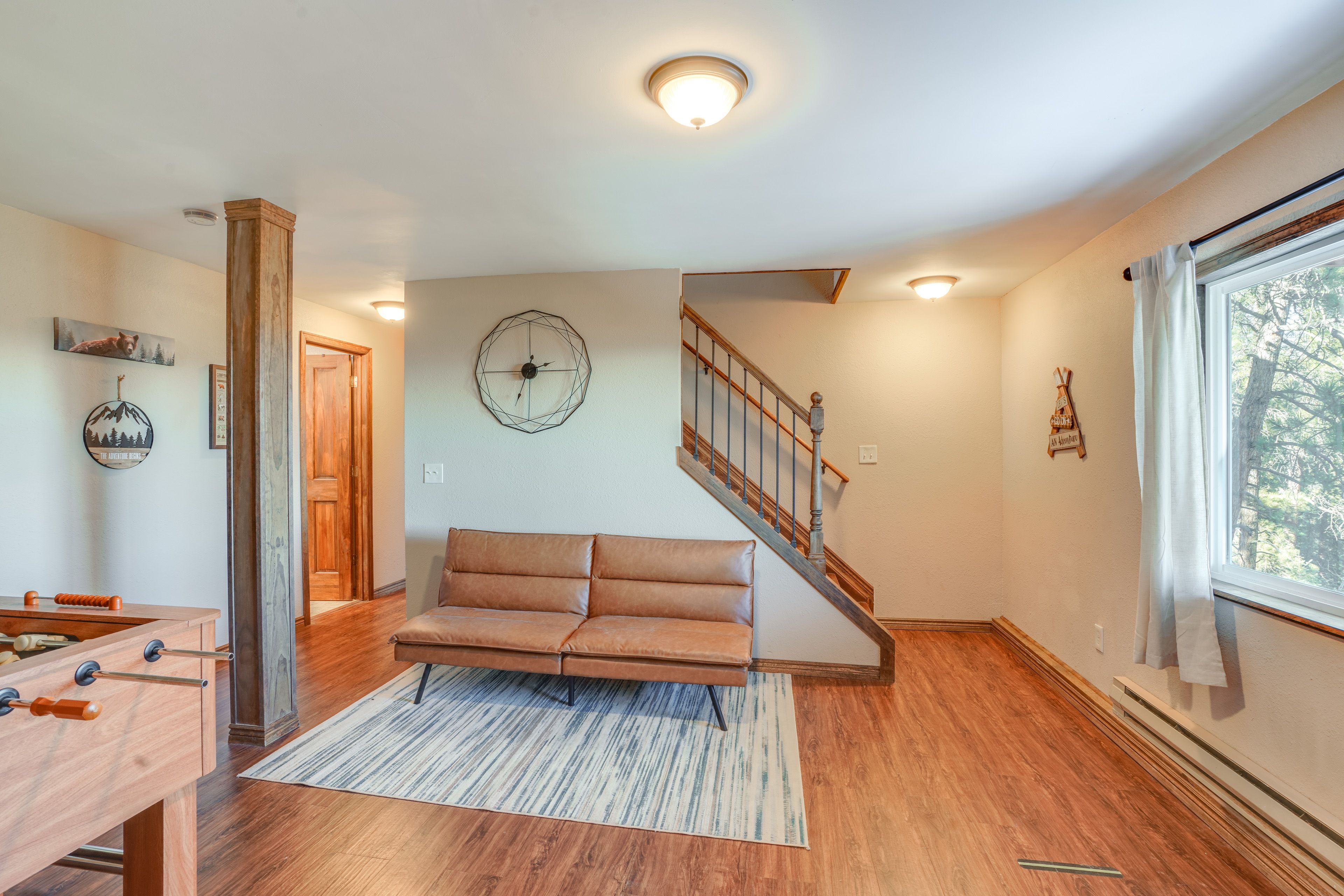 Downstairs Living Room | Futon | Lower Level