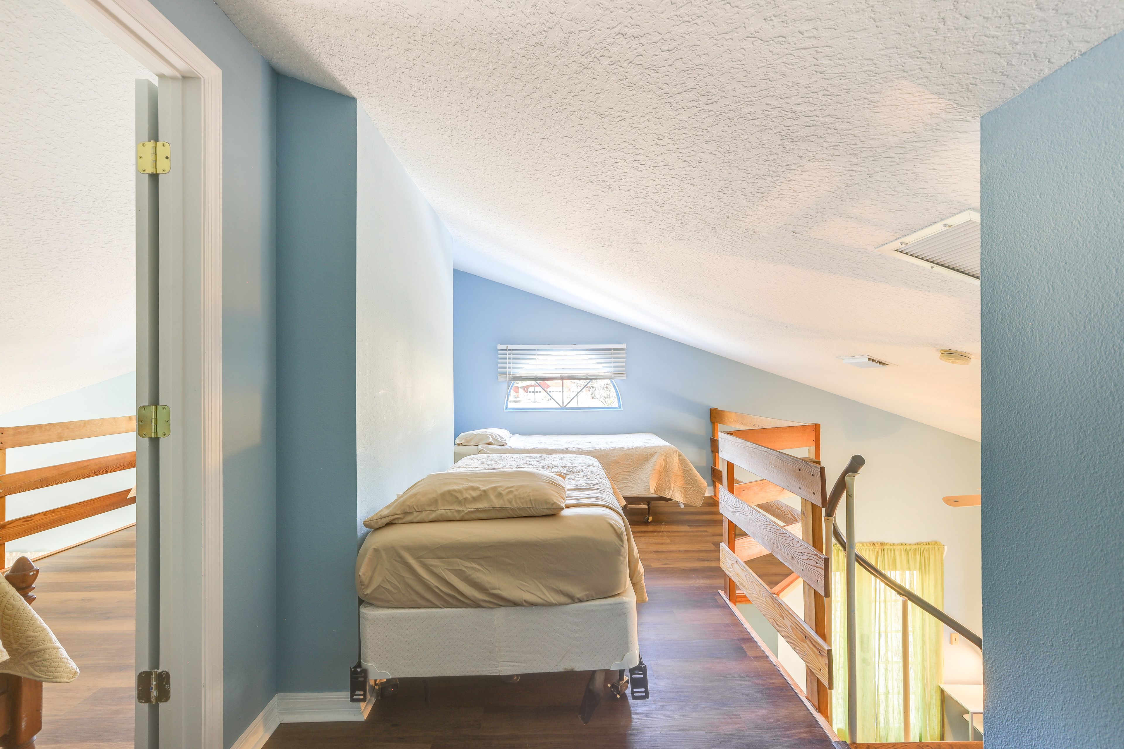 Bedroom 1 | 2 Twin Beds | Access via Spiral Staircase
