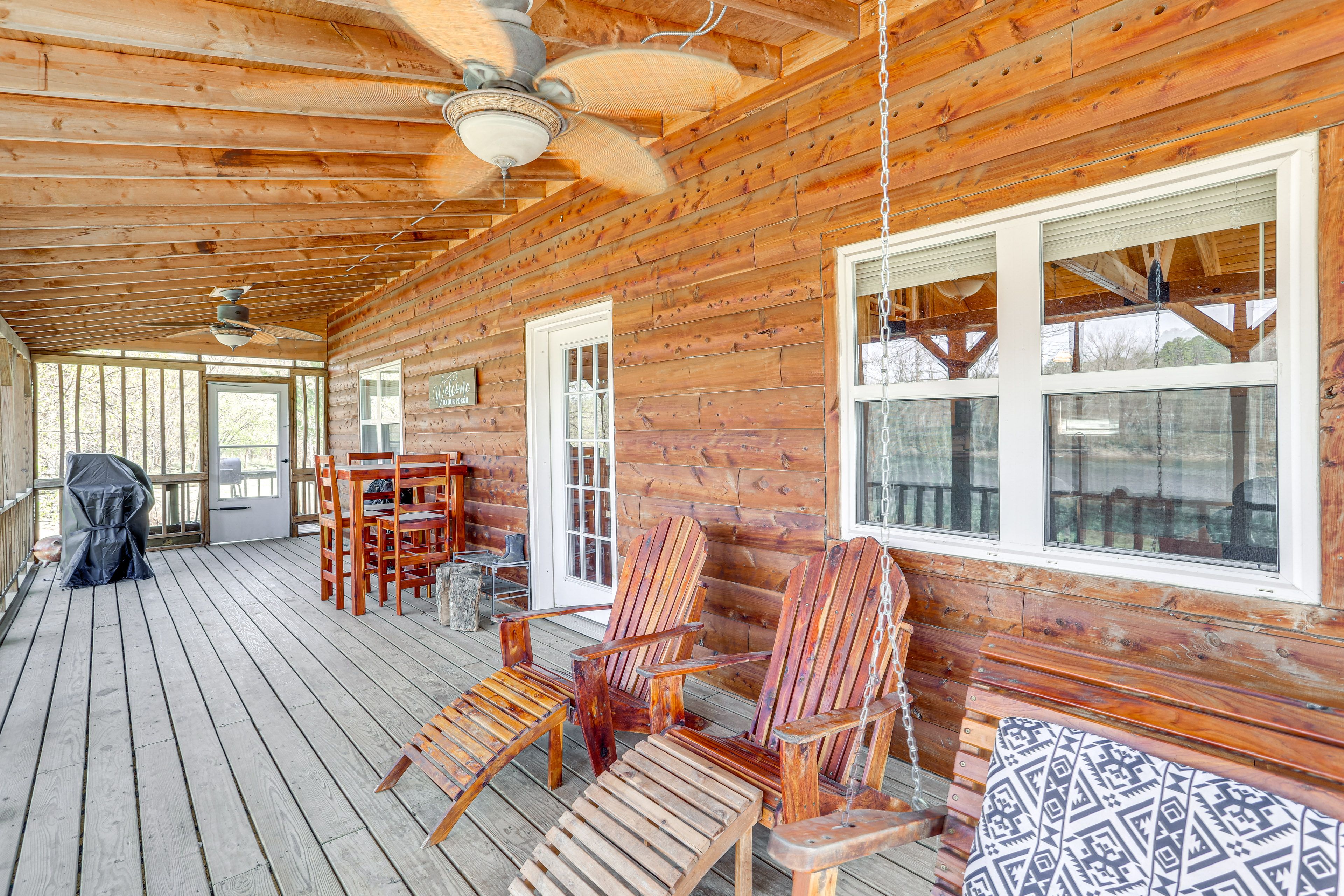 Screened Deck | Swing | Grill | Dining Area