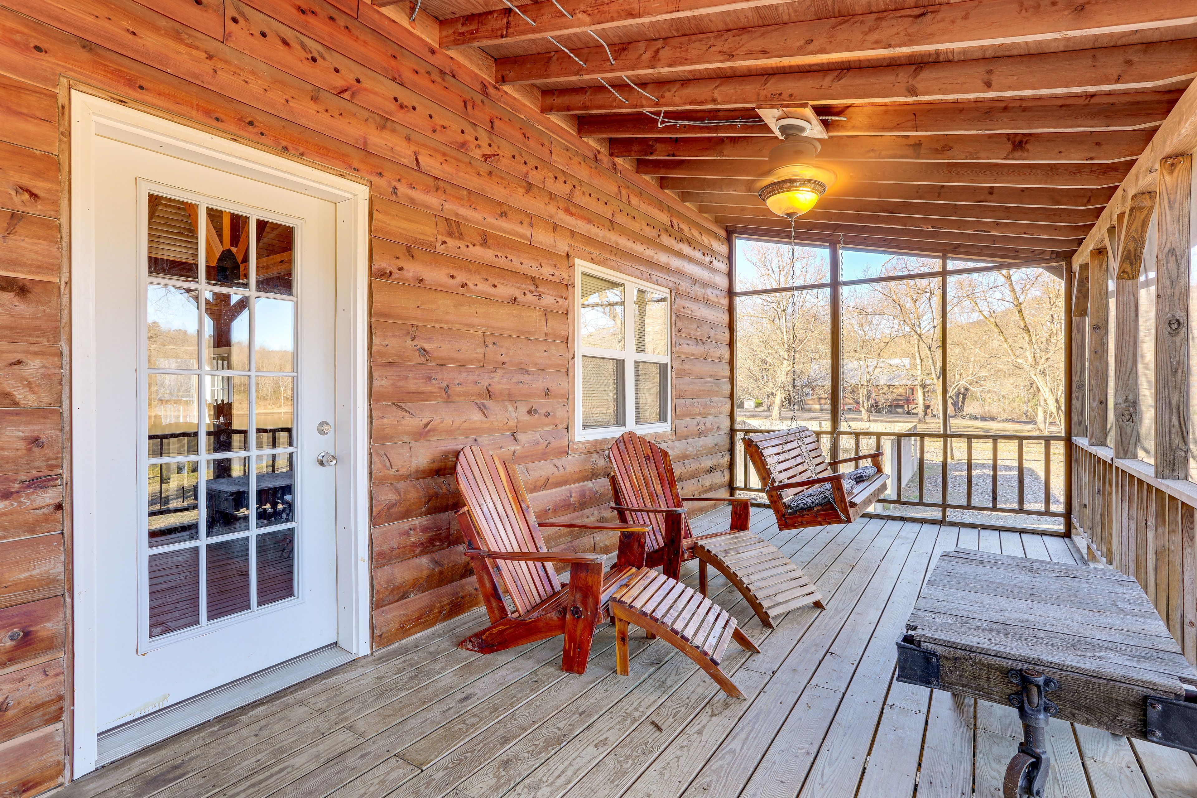 Screened Deck | Swing | Grill | Dining Area