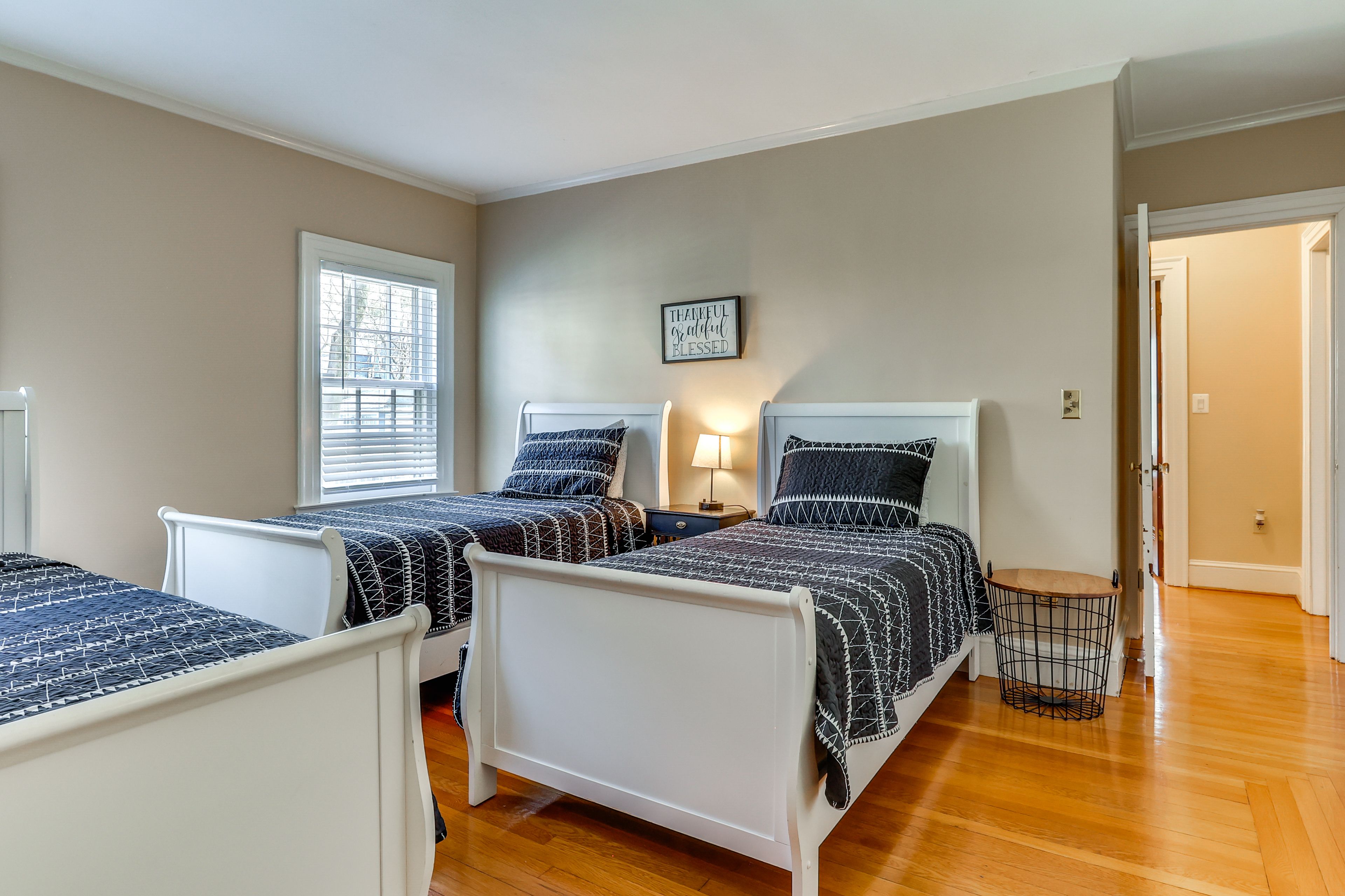Bedroom 2 | 1st Floor | 3 Twin Beds