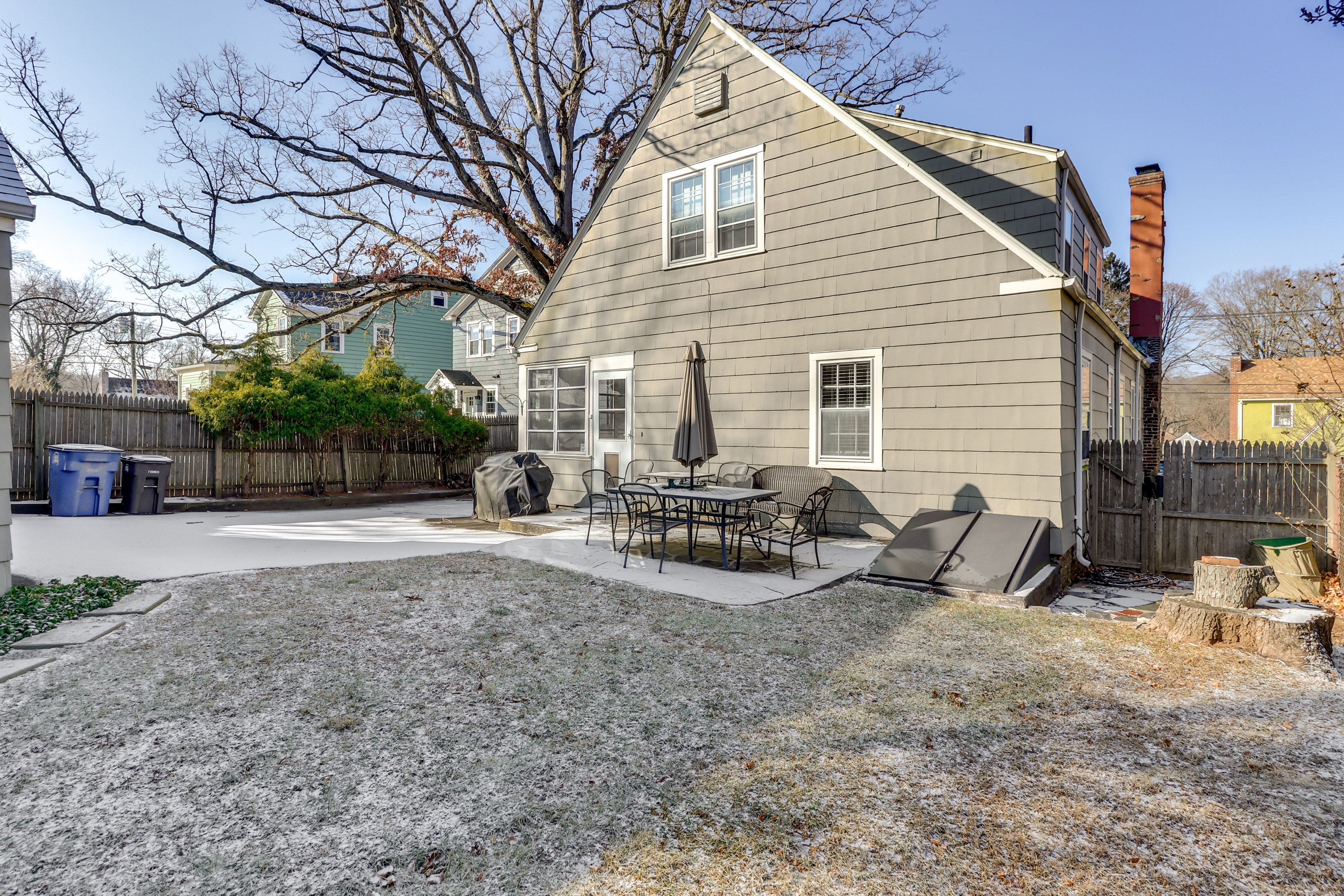Patio | Gas Grill (Propane Provided) | Outdoor Seating & Dining