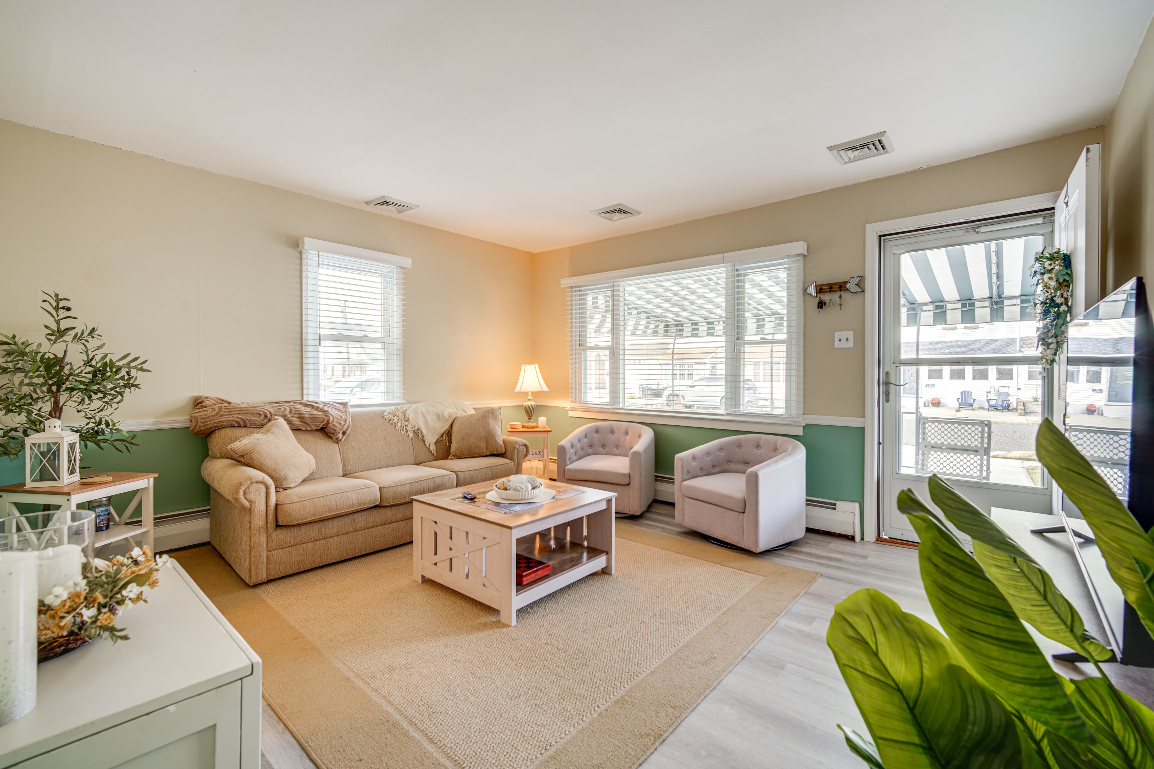 Brigantine Vacation Rental | 2BR | 1BA | 2 Small Steps to Enter | 900 Sq Ft