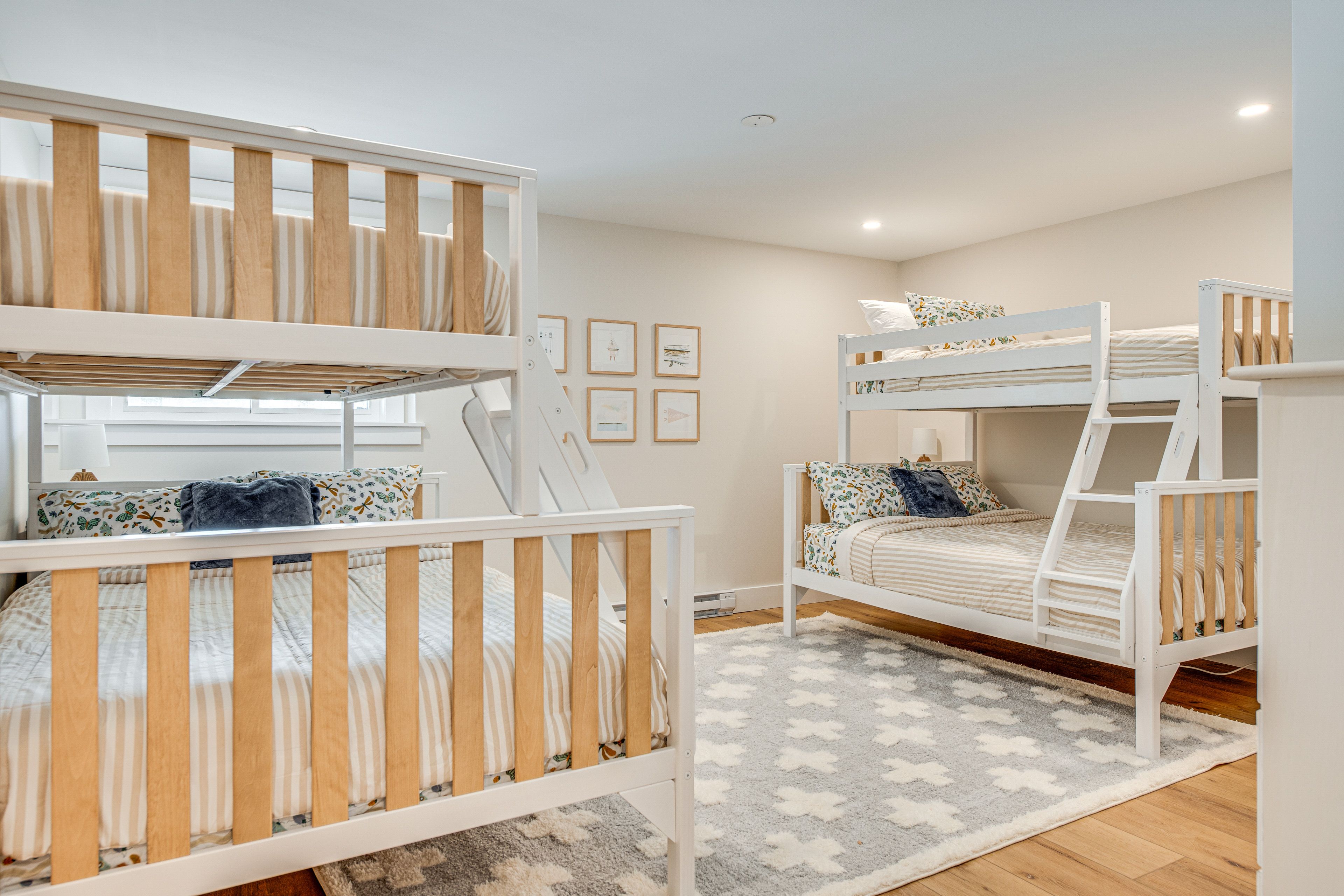 Bedroom 4 | Lower Floor | 2 Twin/Full Bunk Beds | Linens Provided