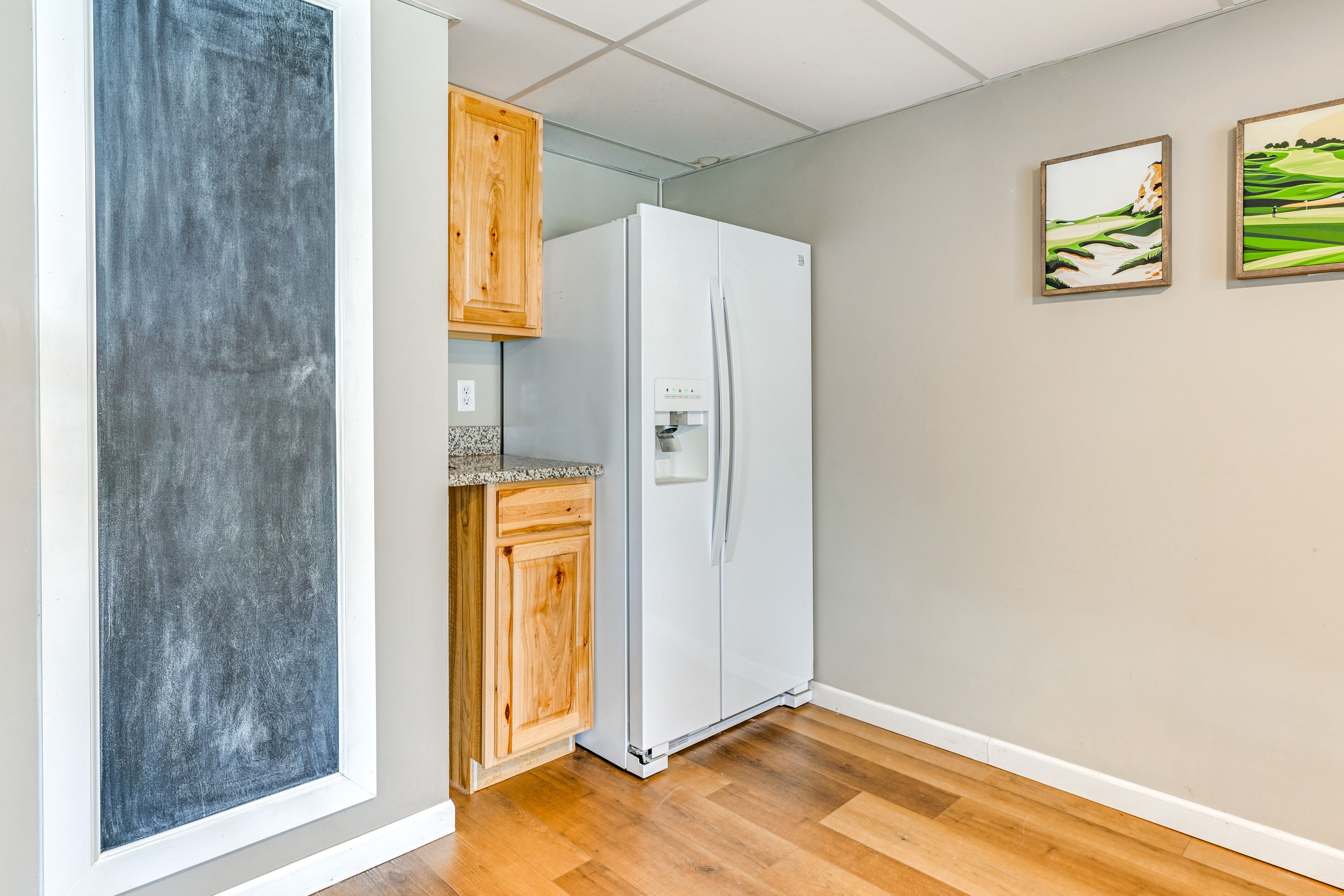 Refrigerator & Counter | Lower Level