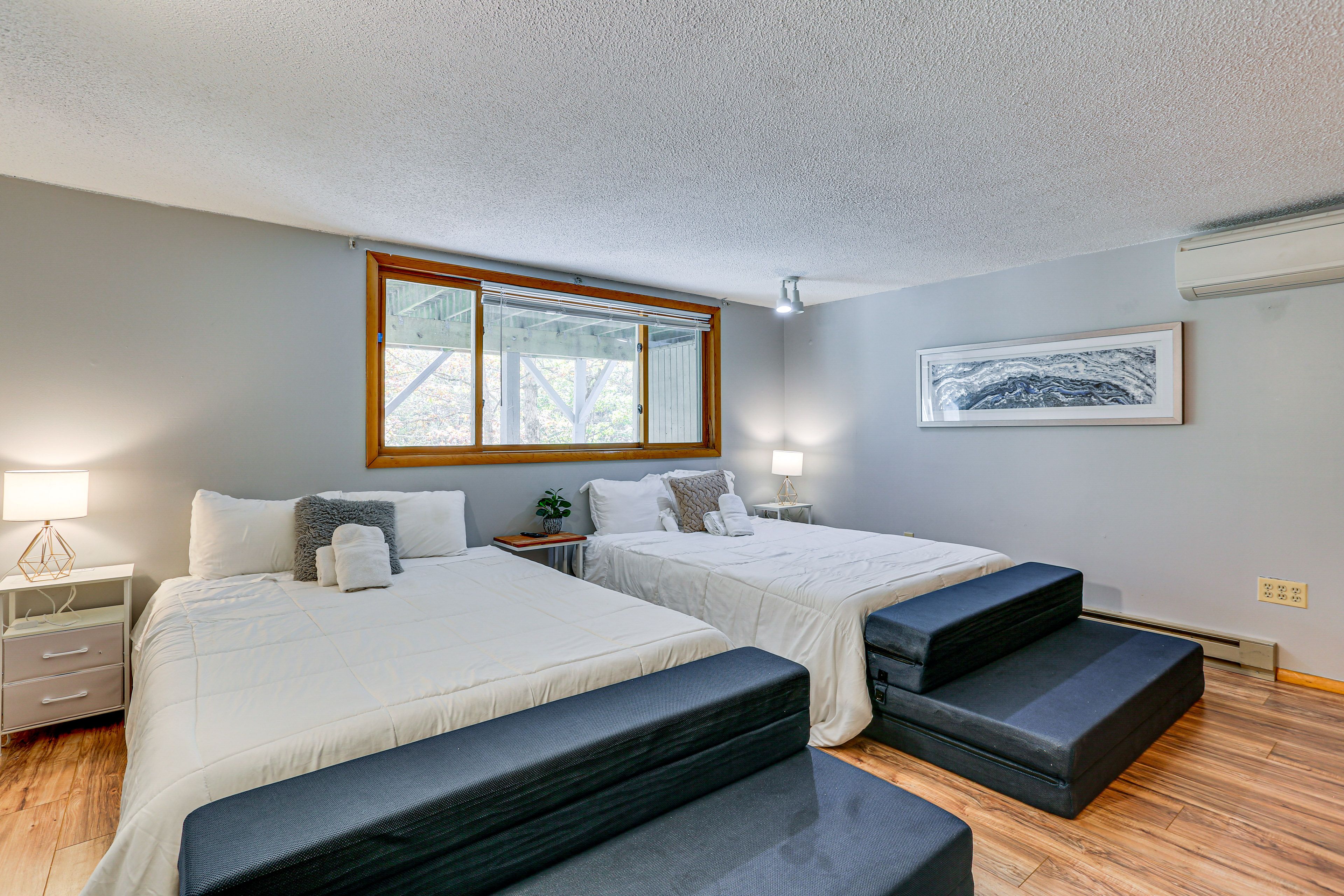 Bedroom 5 | 2 Queen Beds | Basement Level