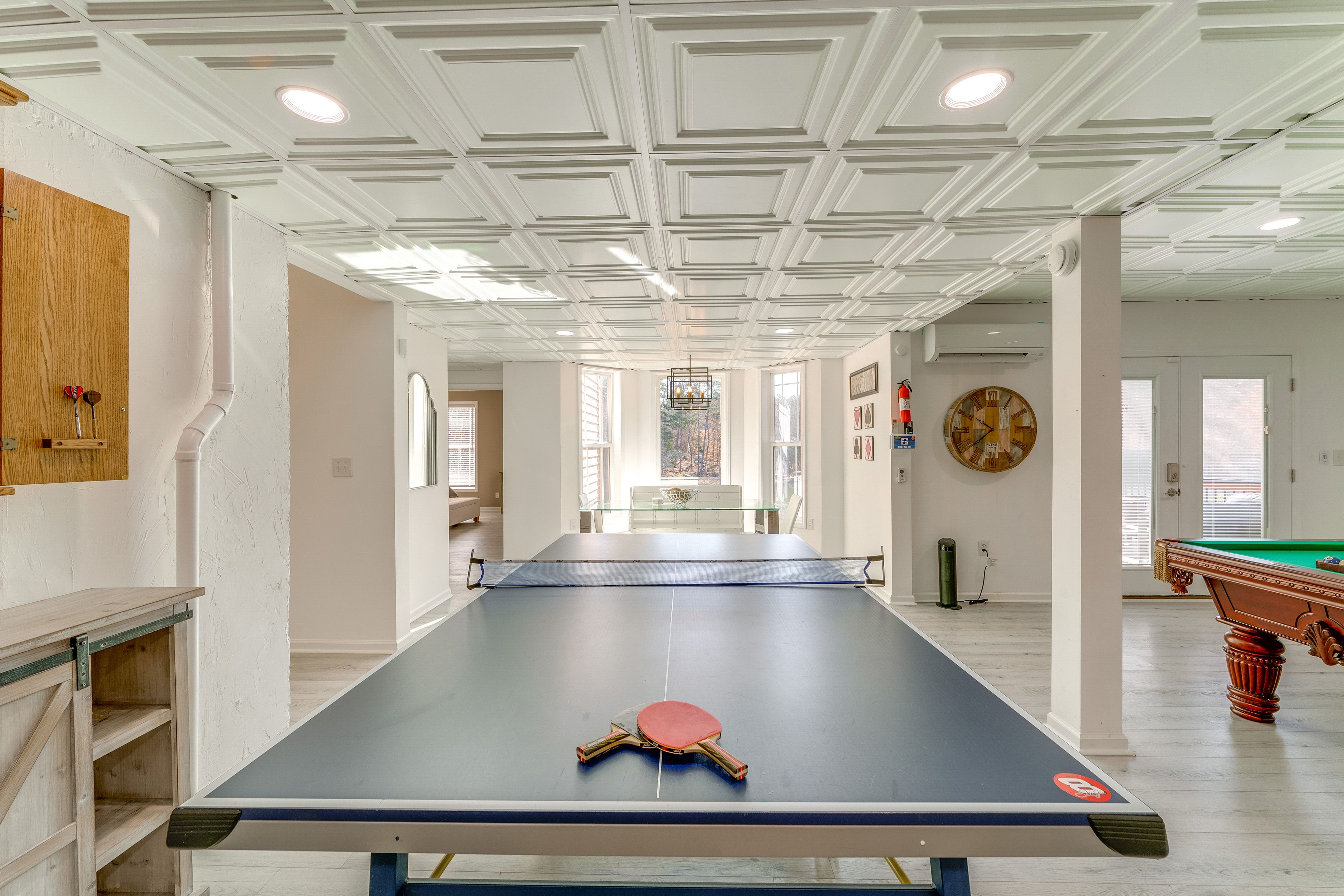 Game Area | Pool Table | Ping-Pong Table | Dartboard