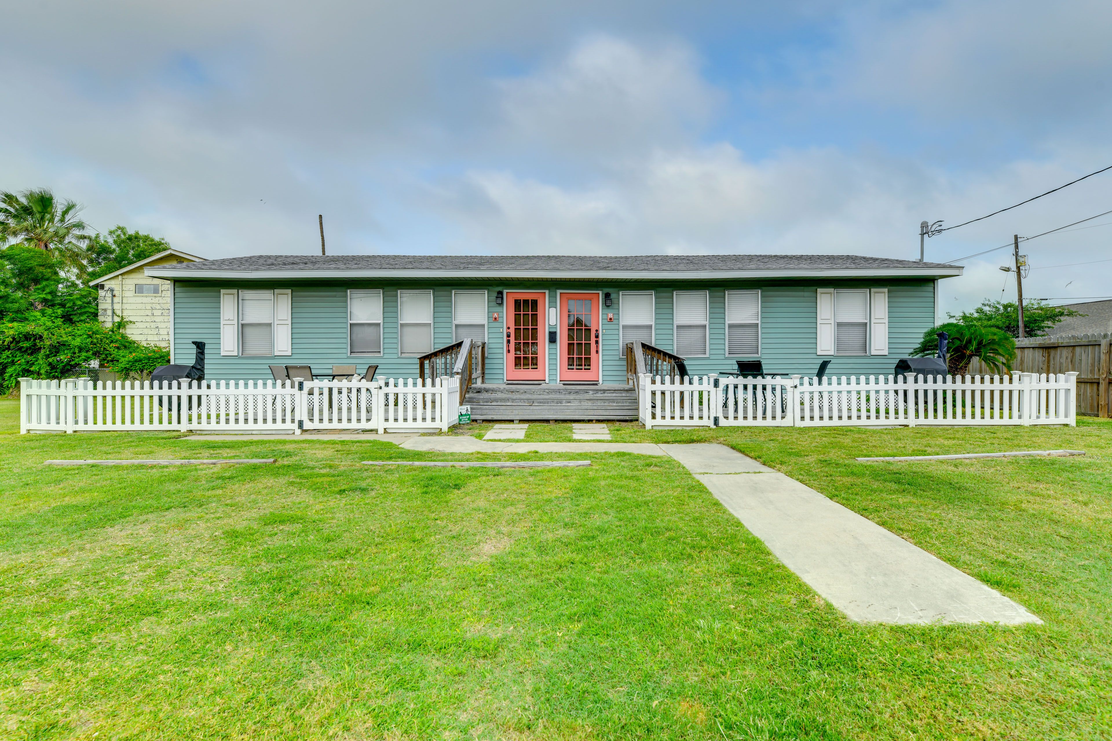 Duplex Exterior | Shared Open Yard | Walkable Location