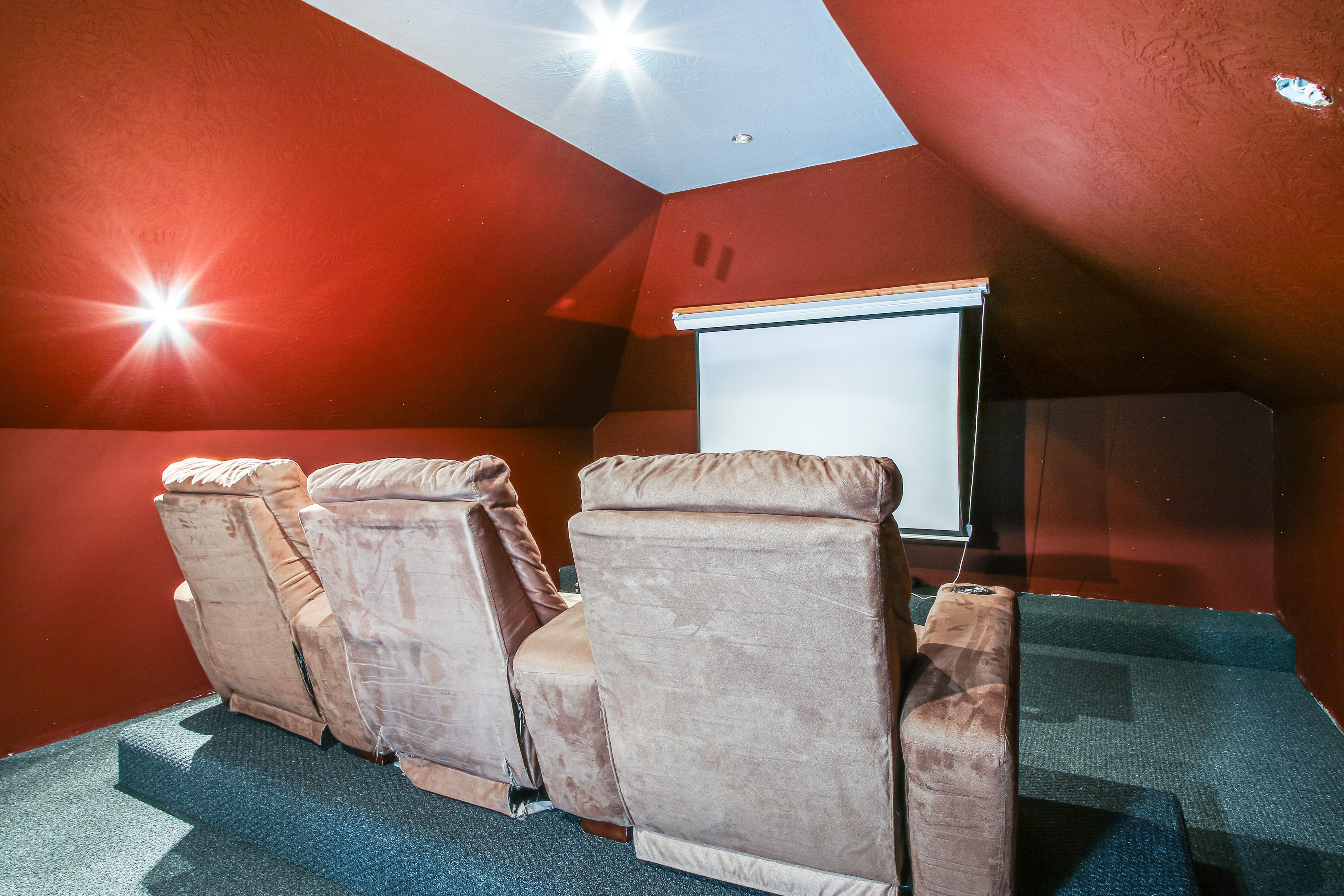 Theater Room | 2nd Floor | Projector | Arcade Machine