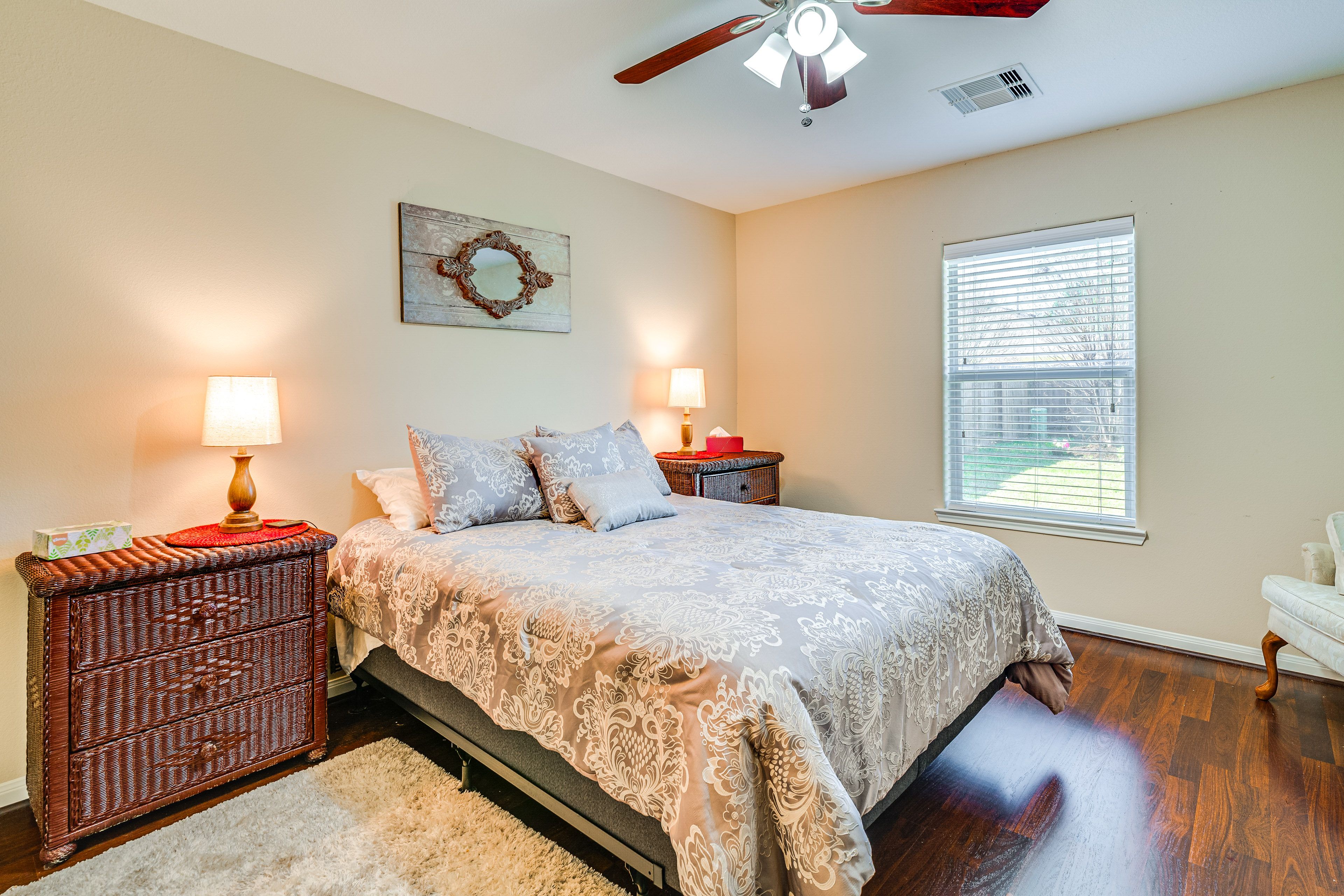 Bedroom 1 | Queen Bed | Linens Provided | Smart TV