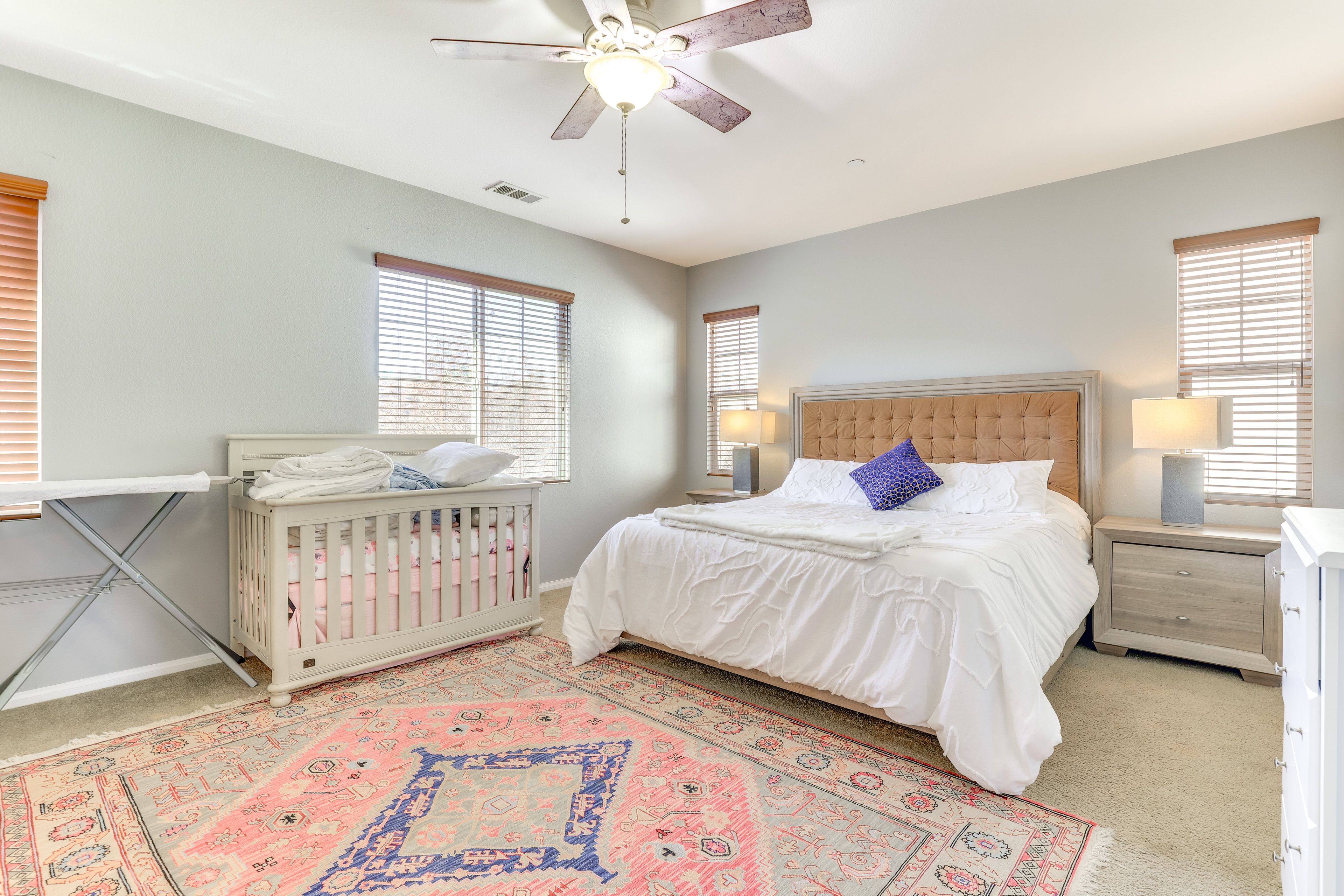Bedroom 3 | 2nd Floor | California King Bed | Crib | Linens Provided