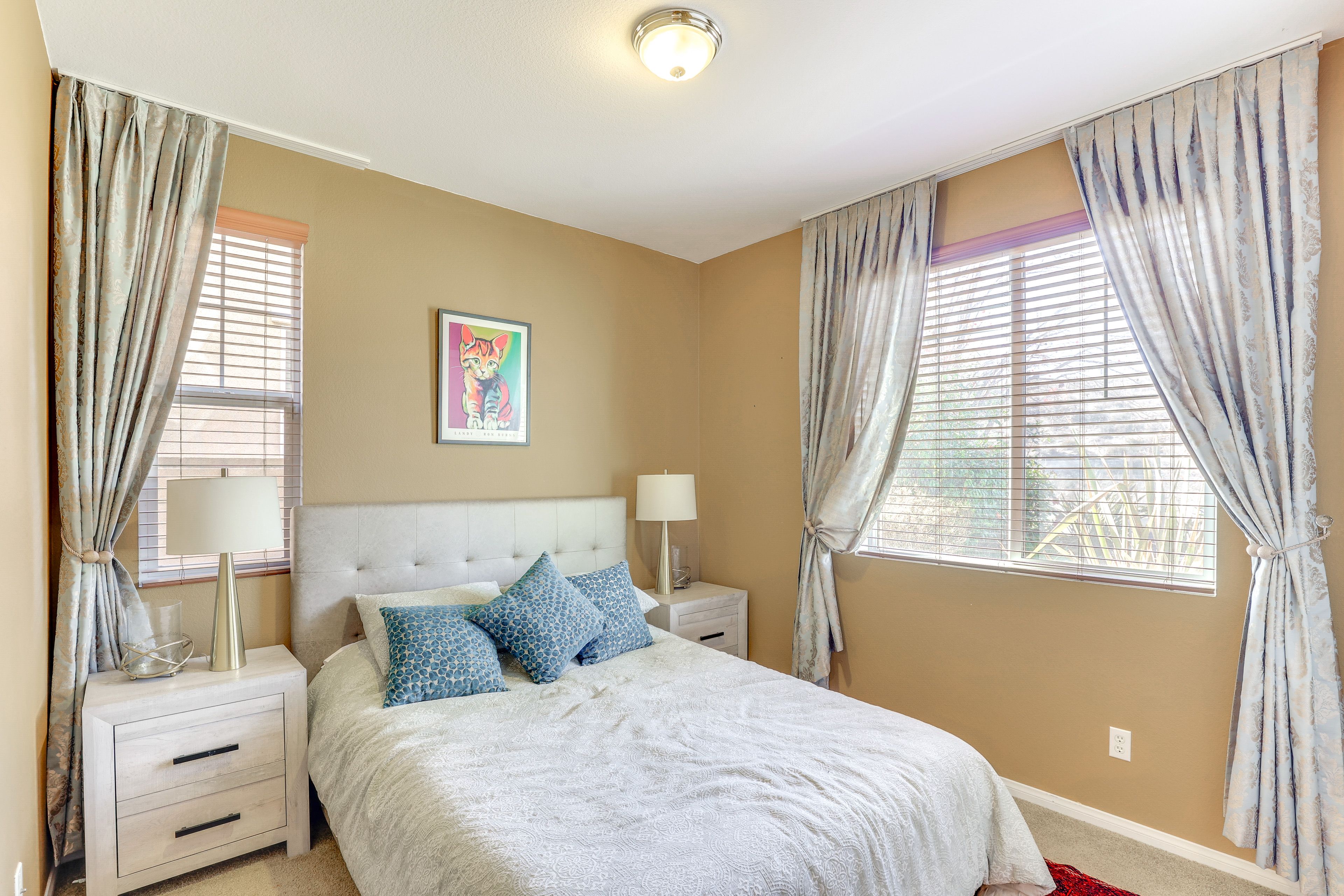 Bedroom 2 | 1st Floor | Queen Bed | Linens Provided