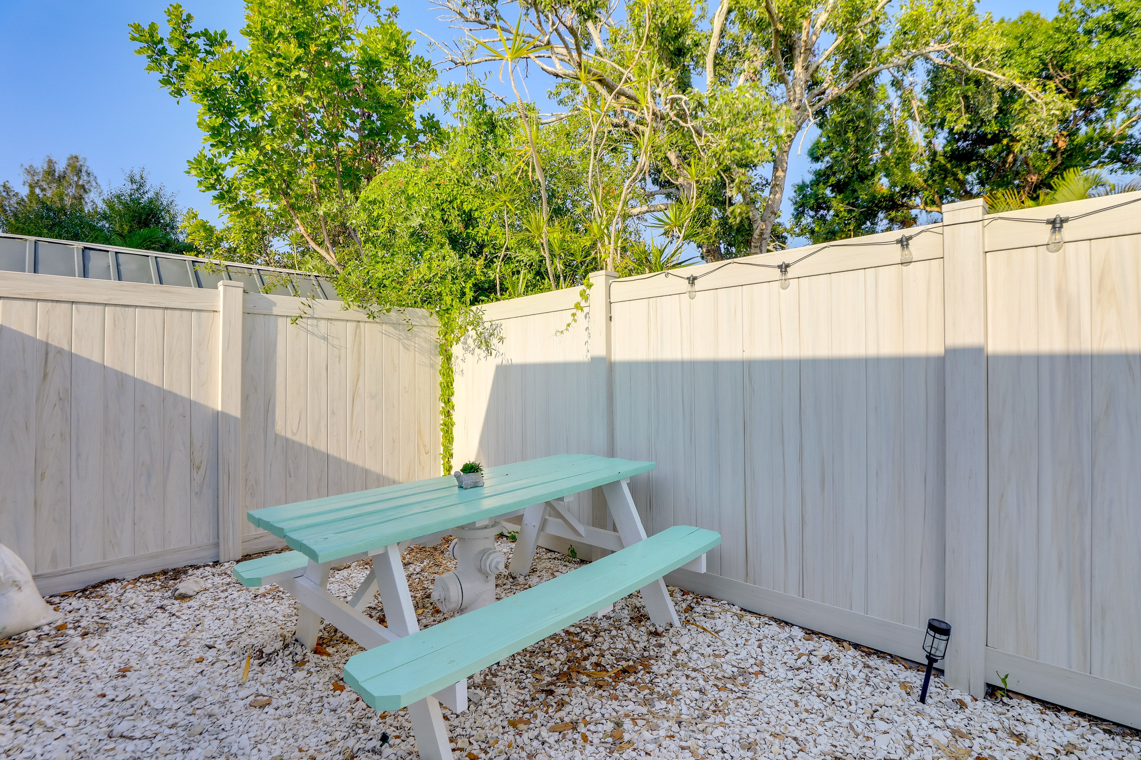Private Gravel Patio | Picnic Area | Near Grocery Stores