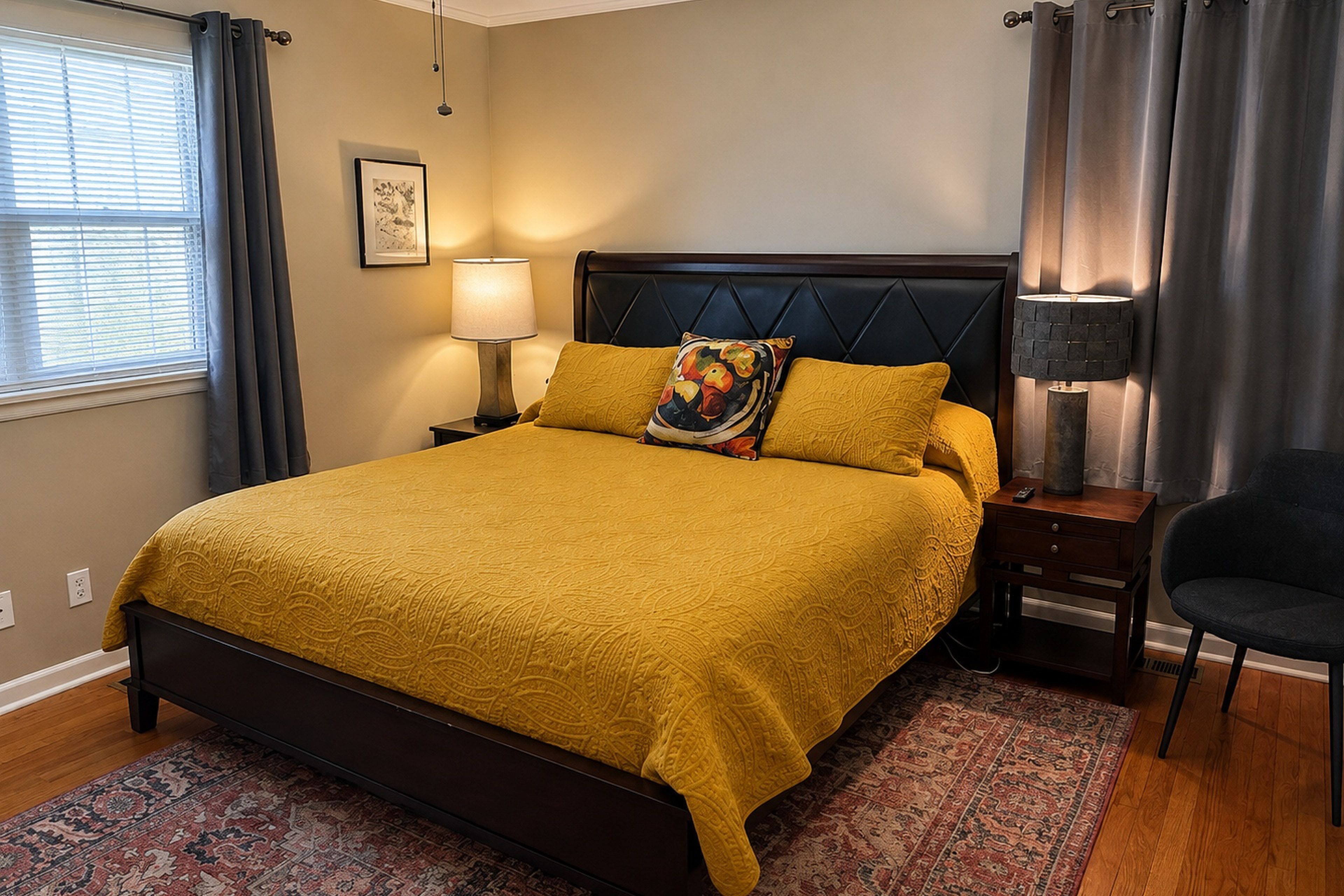 Bedroom 1 | King Bed | Linens Provided | Smart TV