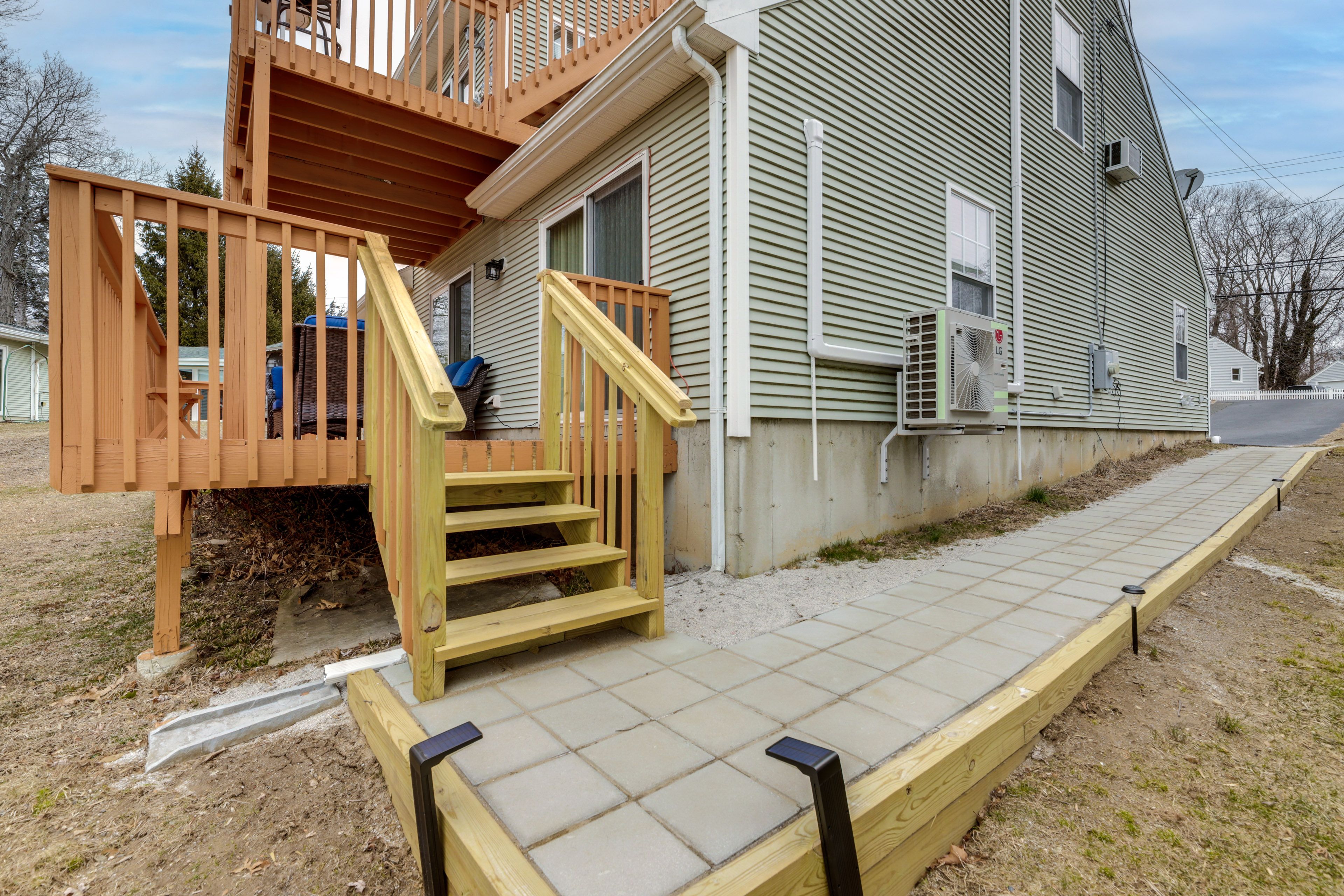 Walkway to Apartment