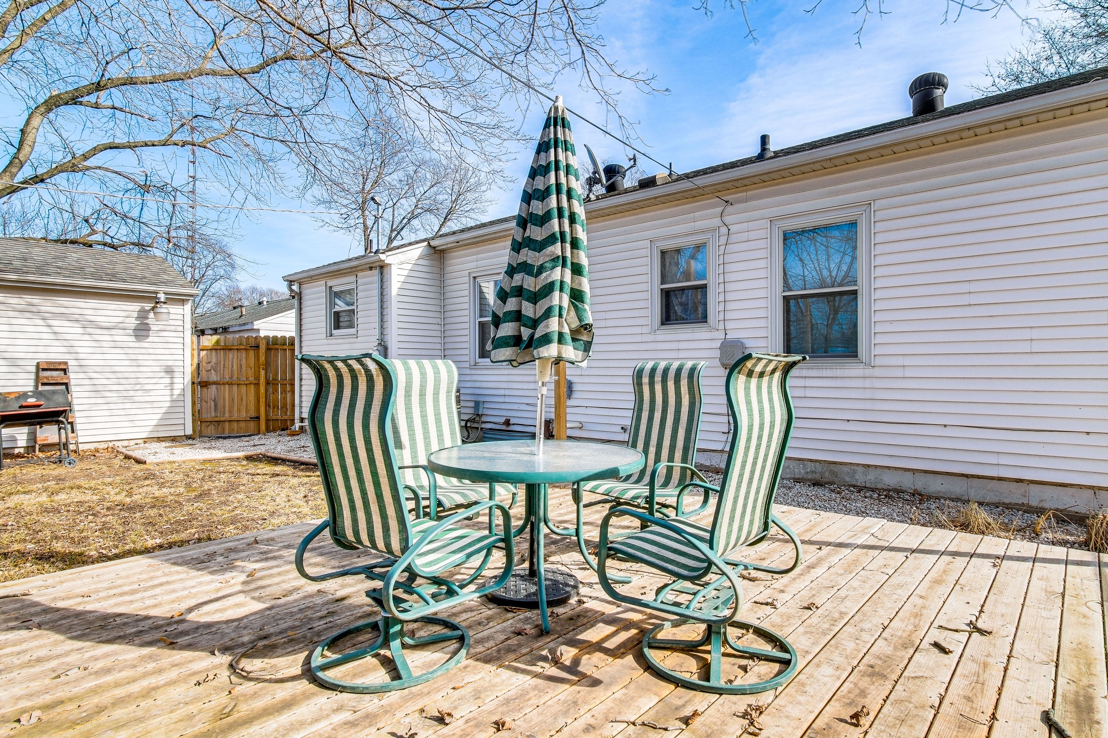Private Backyard Area | 2-Story Home | BBQ Grill