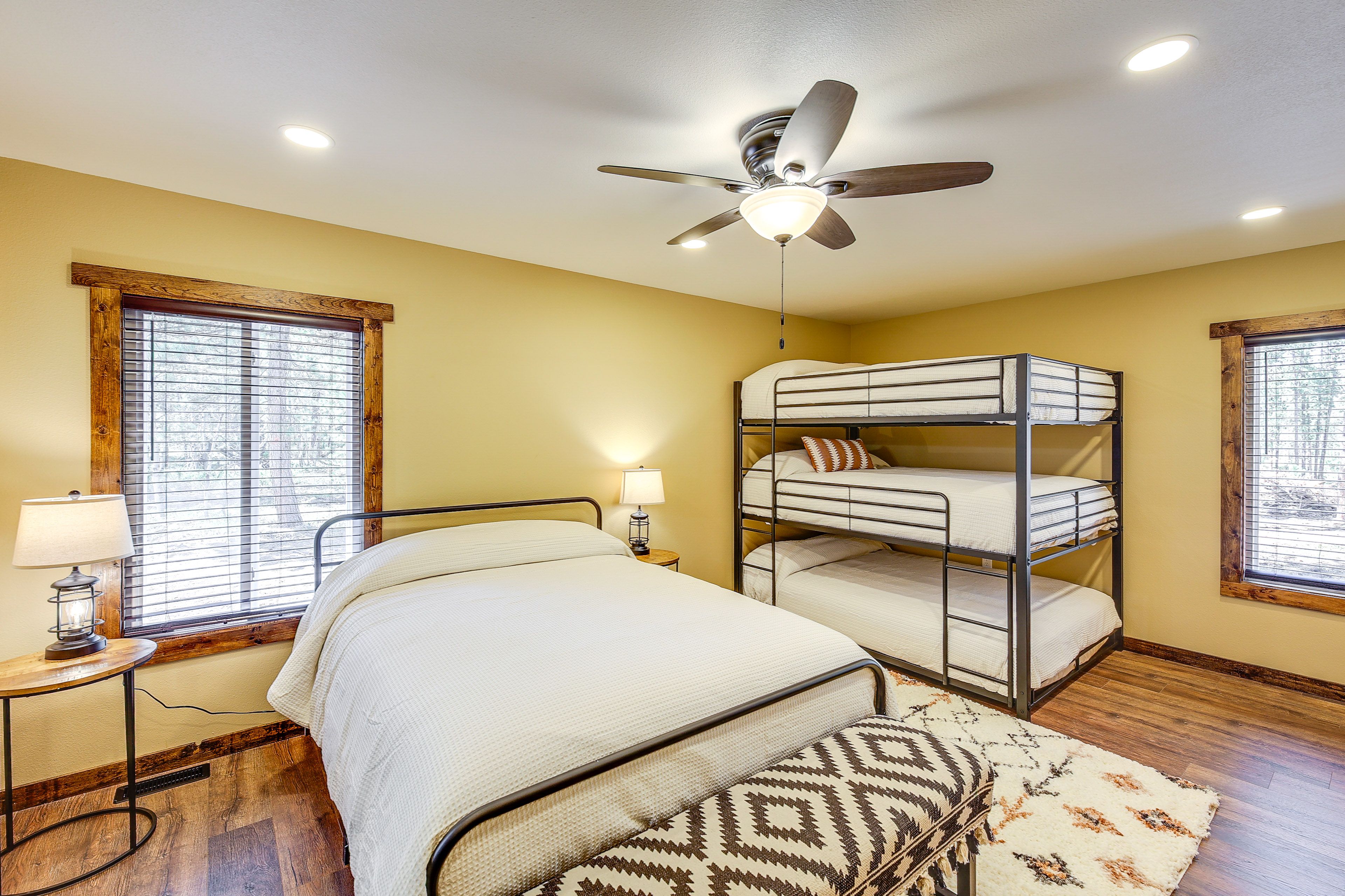 Bedroom 3 | Queen Bed | Queen Triple Bunk Bed