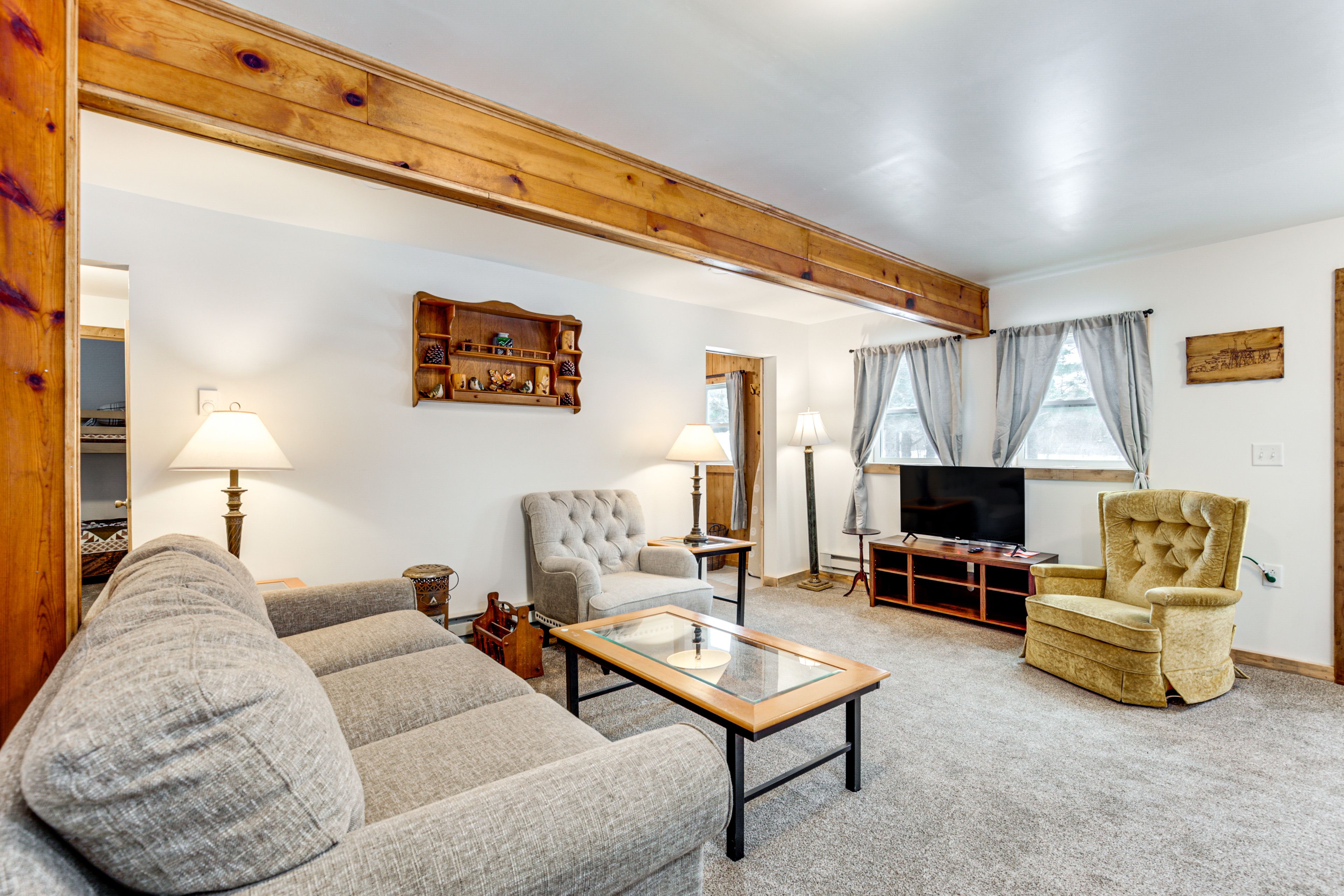 Living Area | Flat-Screen TV | Board Games