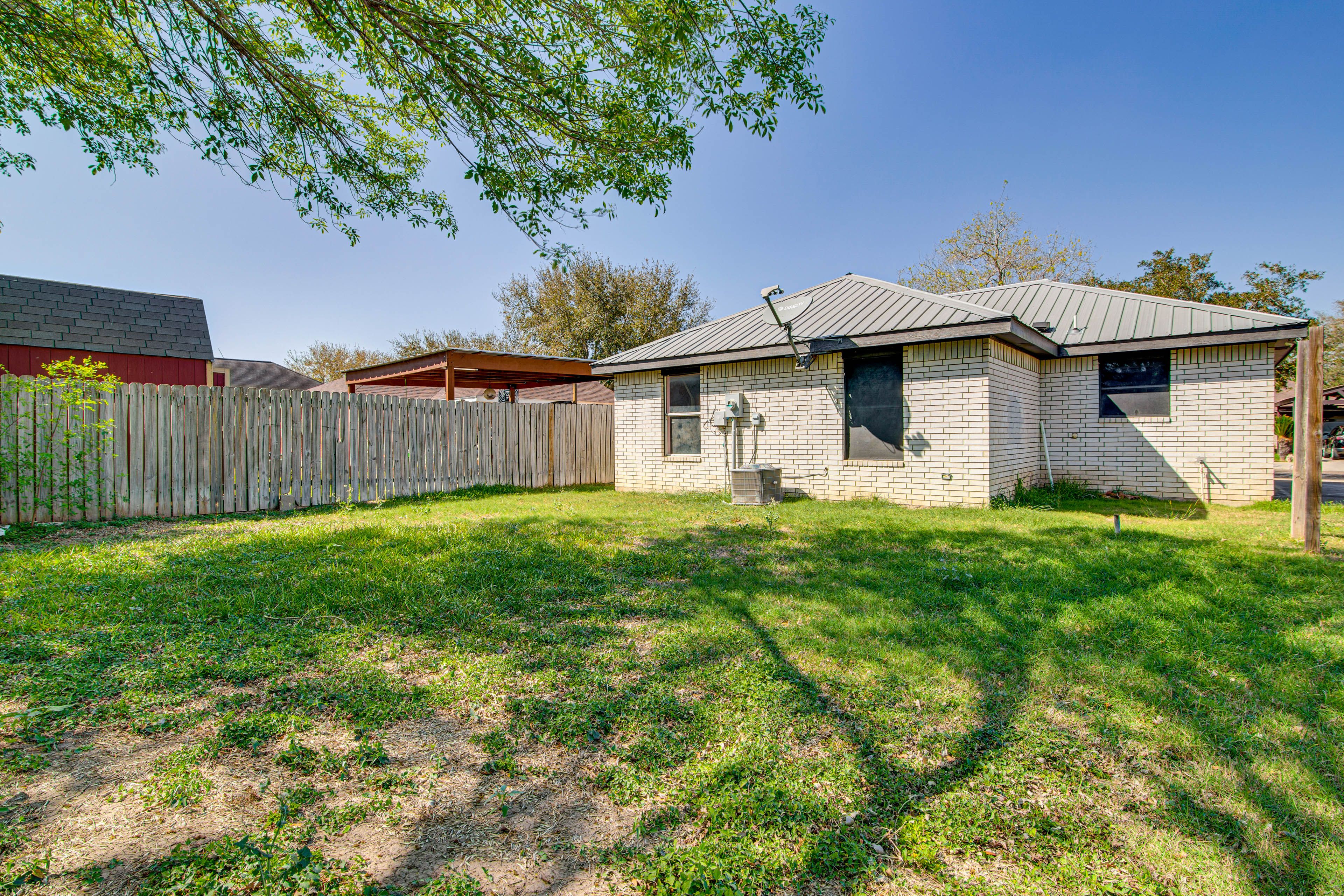 Fenced-In Backyard