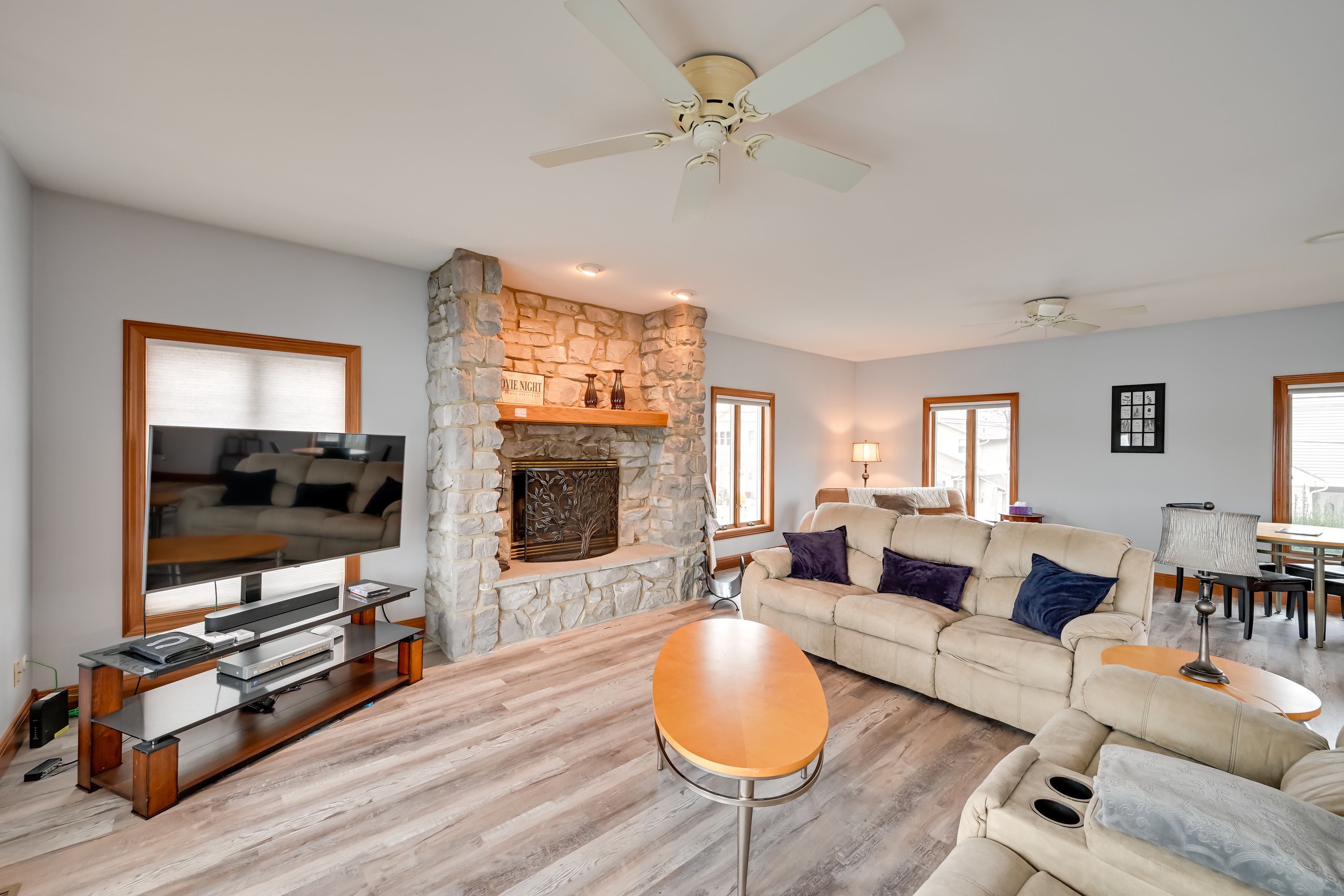 Living Room | Smart TV | Central A/C | 1st Floor