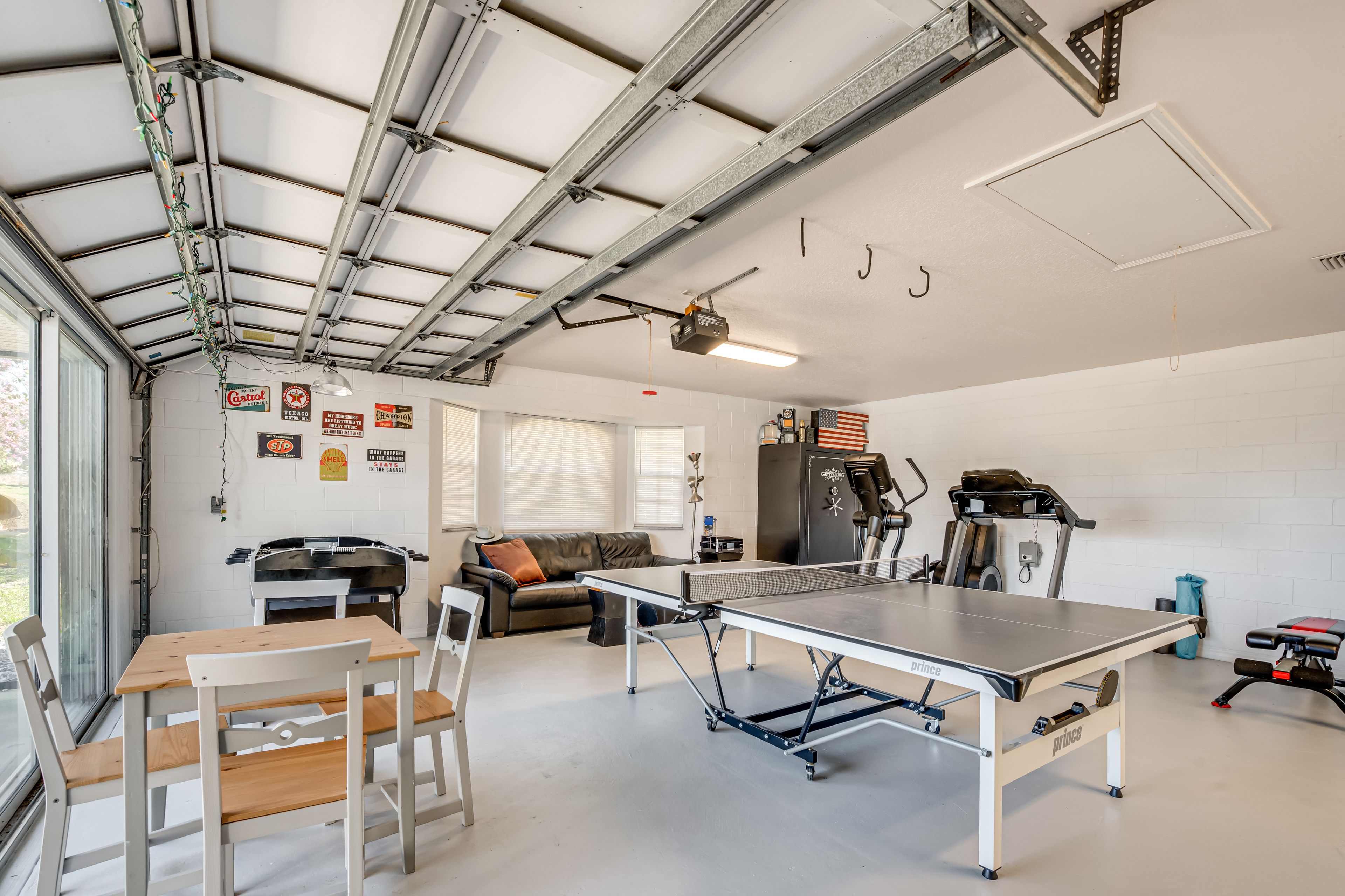 Game Room | Ping-Pong & Foosball Tables | Workout Area