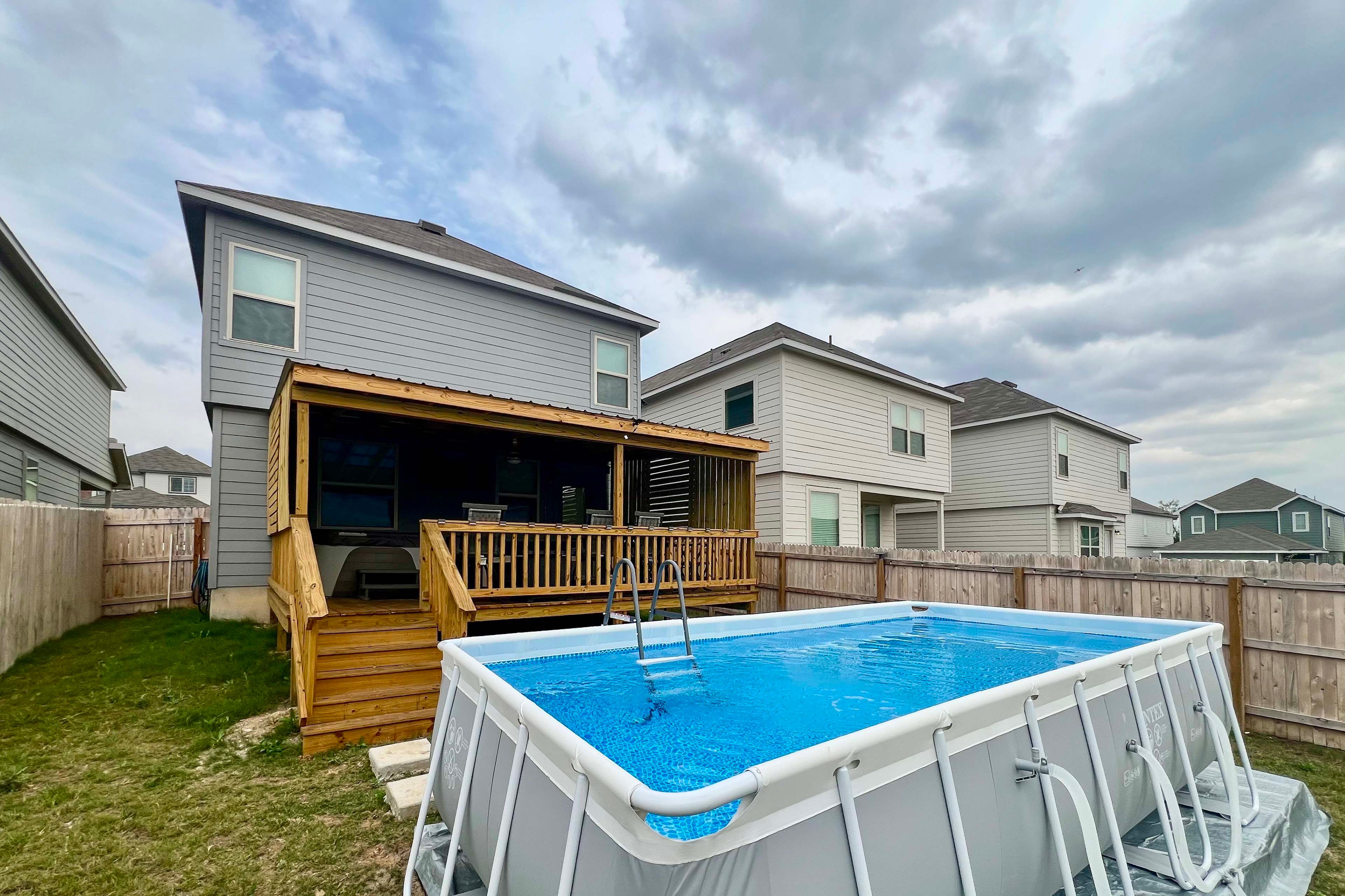 Private Backyard Area | 2-Story Home | Hot Tub | Pool
