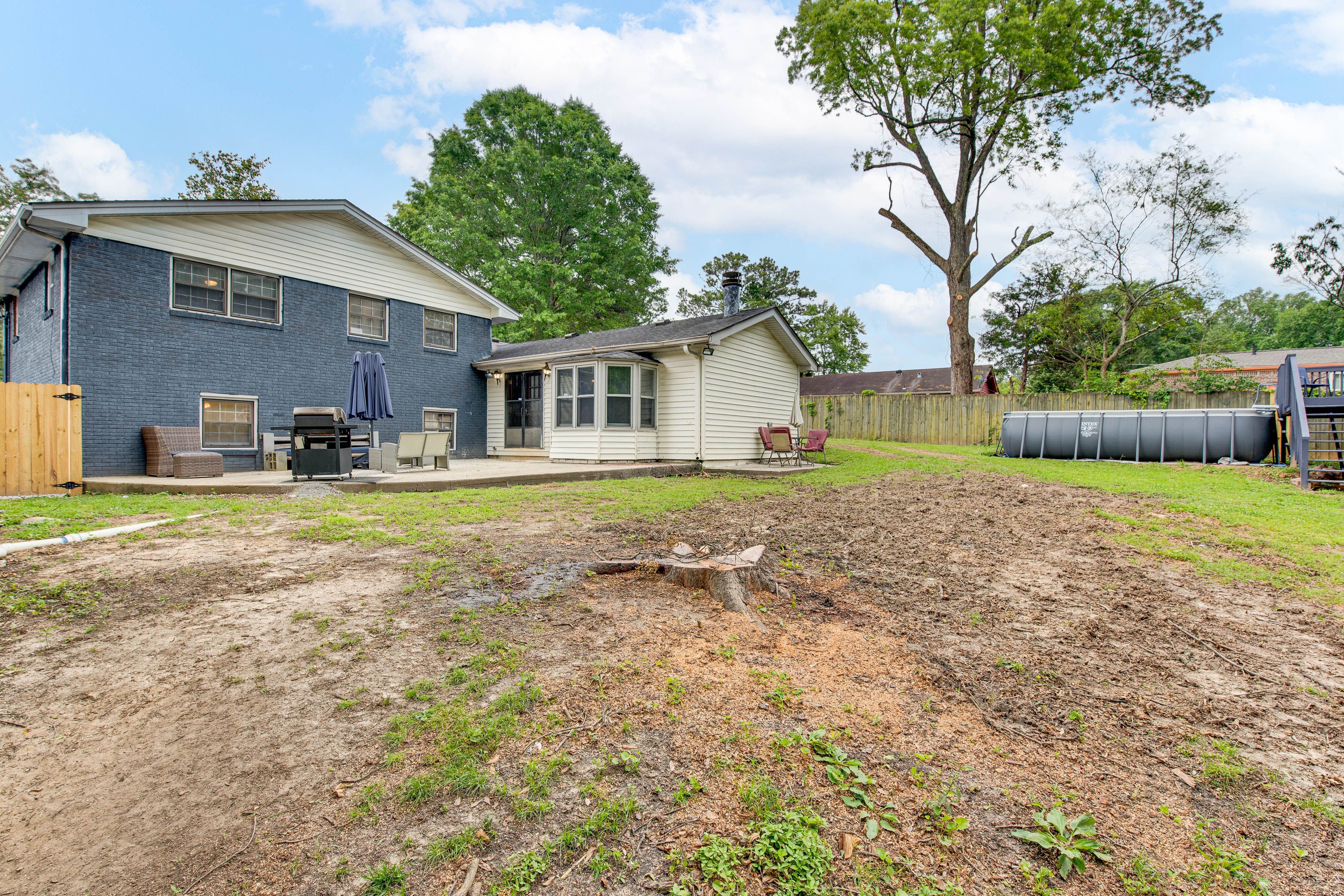 Fenced Backyard