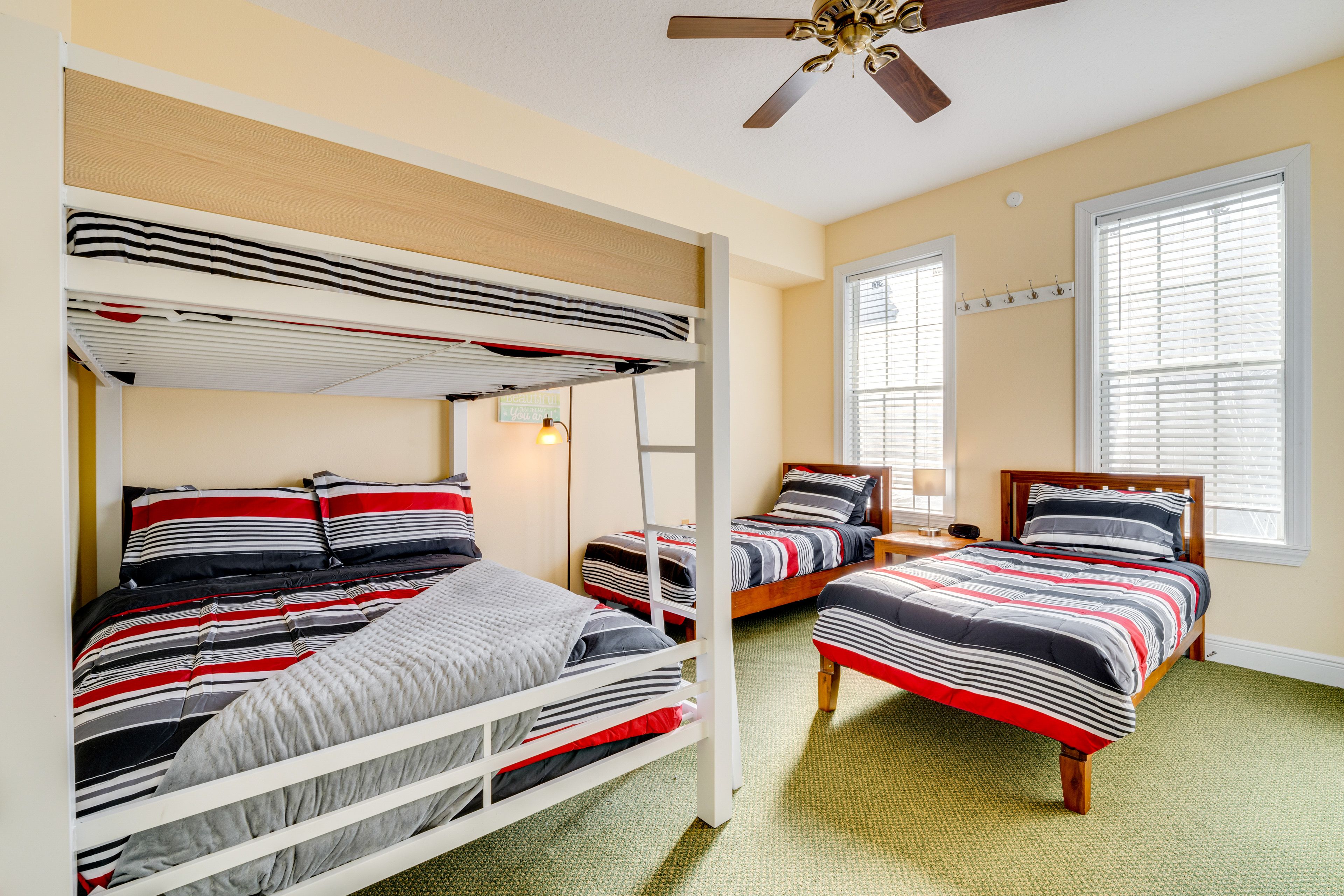 Bedroom 3 | Full Bunk Bed | 2 Twin Beds | Linens Provided