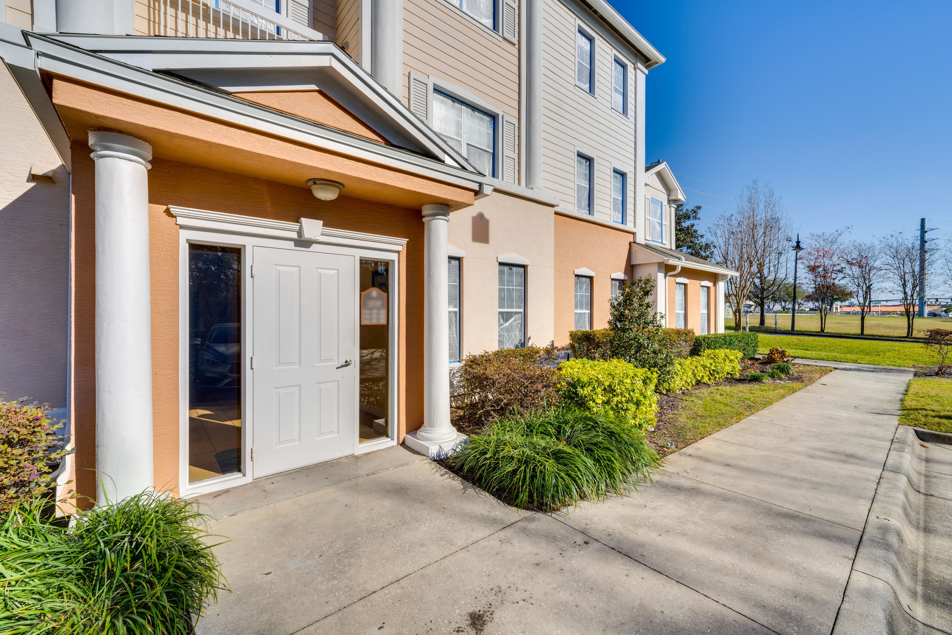 Condo Complex Entrance