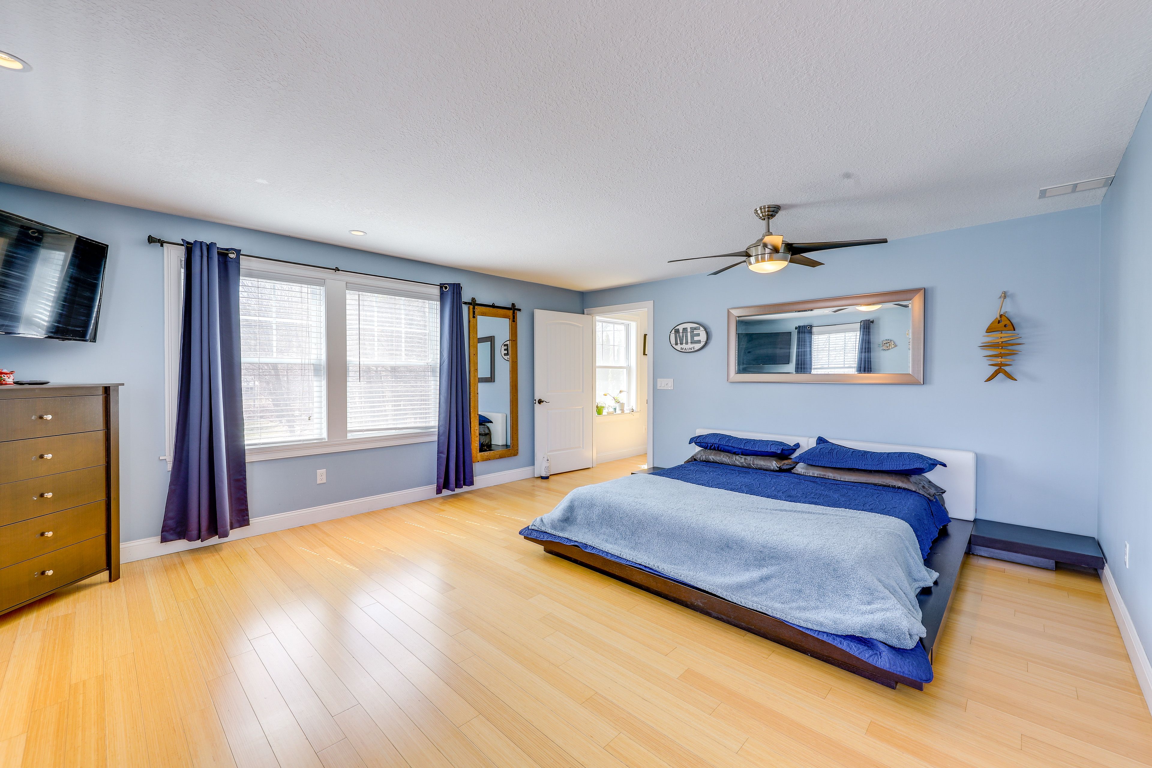 Bedroom 1 | California King Bed | Linens Provided | 2nd Floor