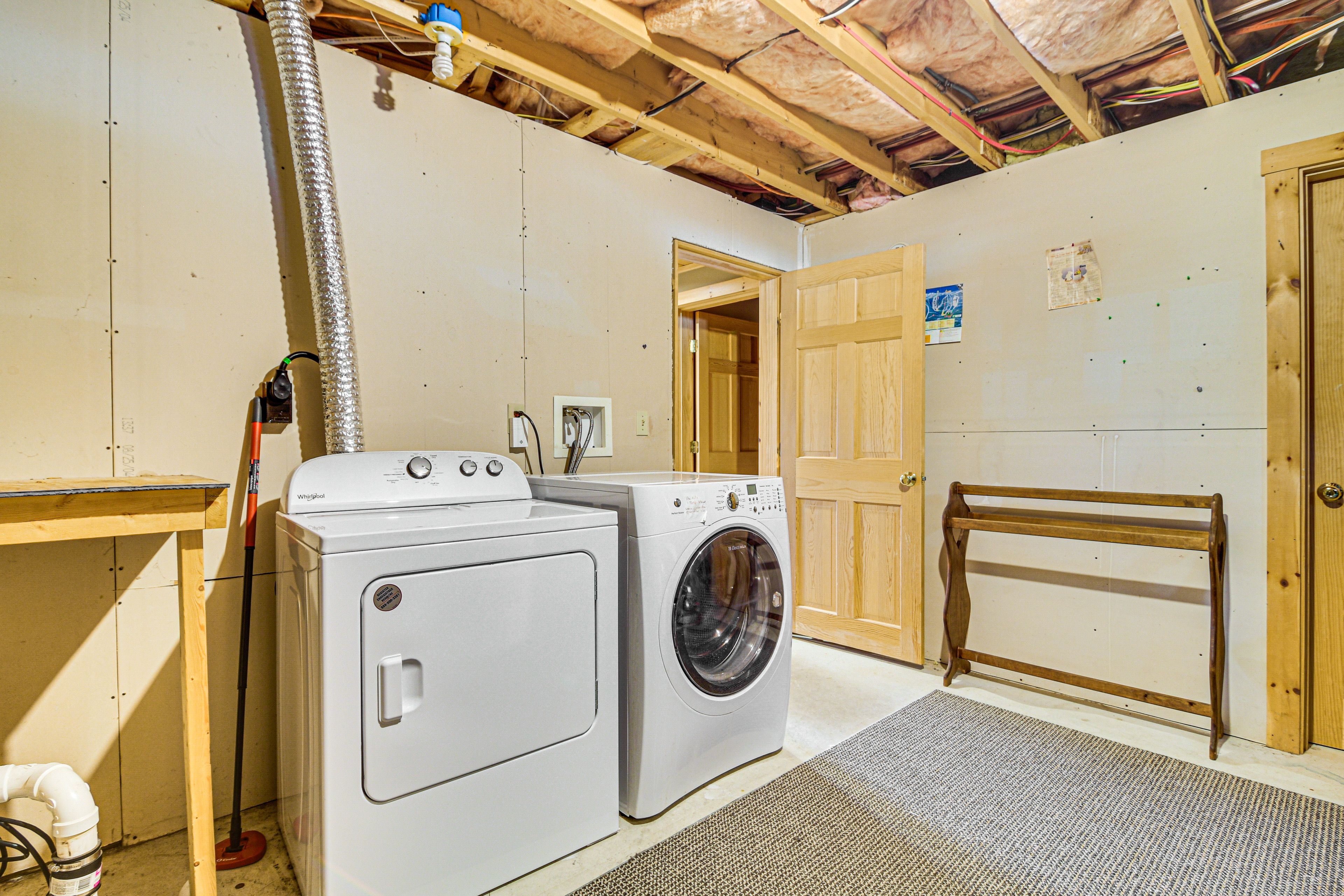 In-Unit Laundry | Basement Level | Washer & Dryer