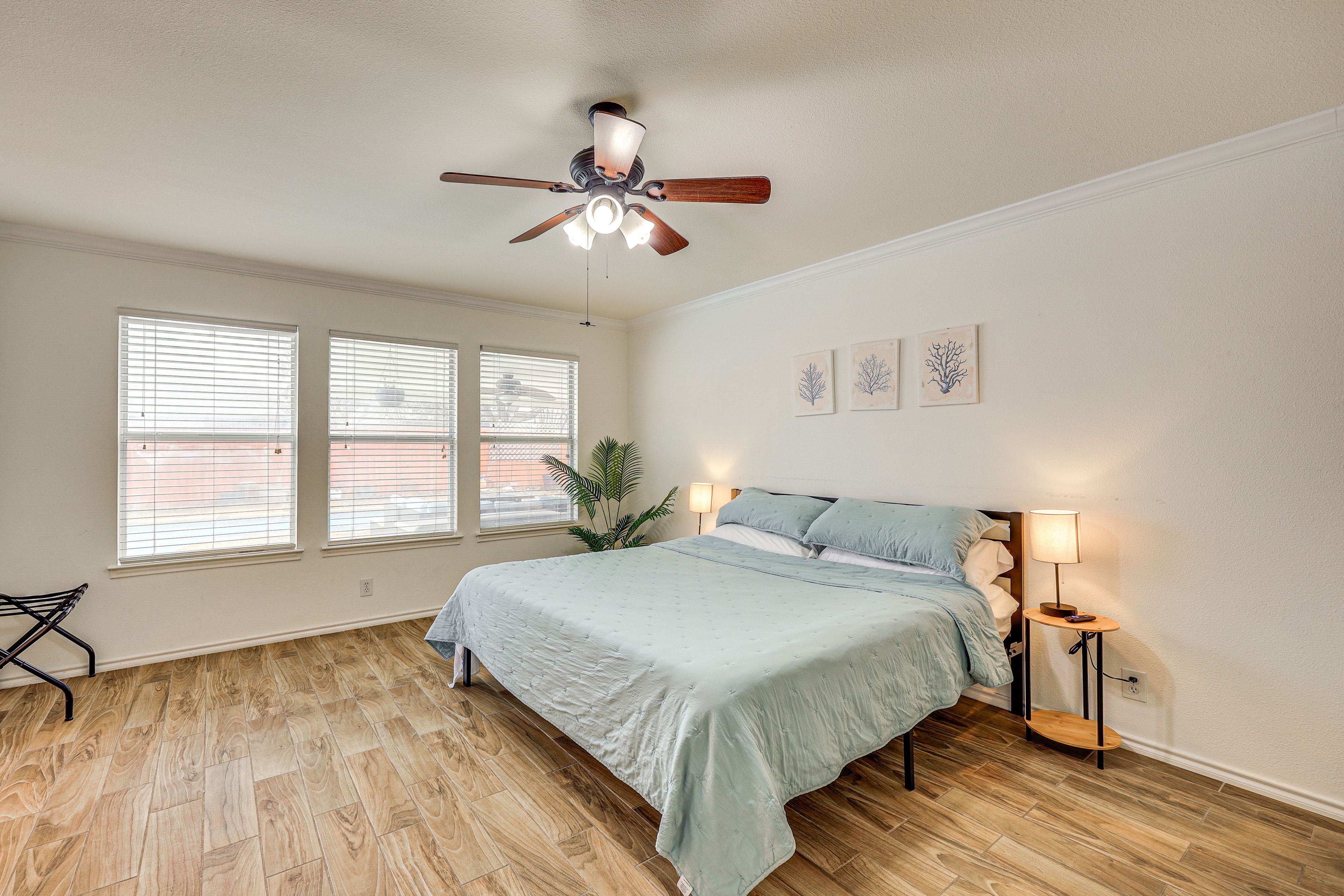 Bedroom 1 | King Bed | Linens Provided | Smart TV