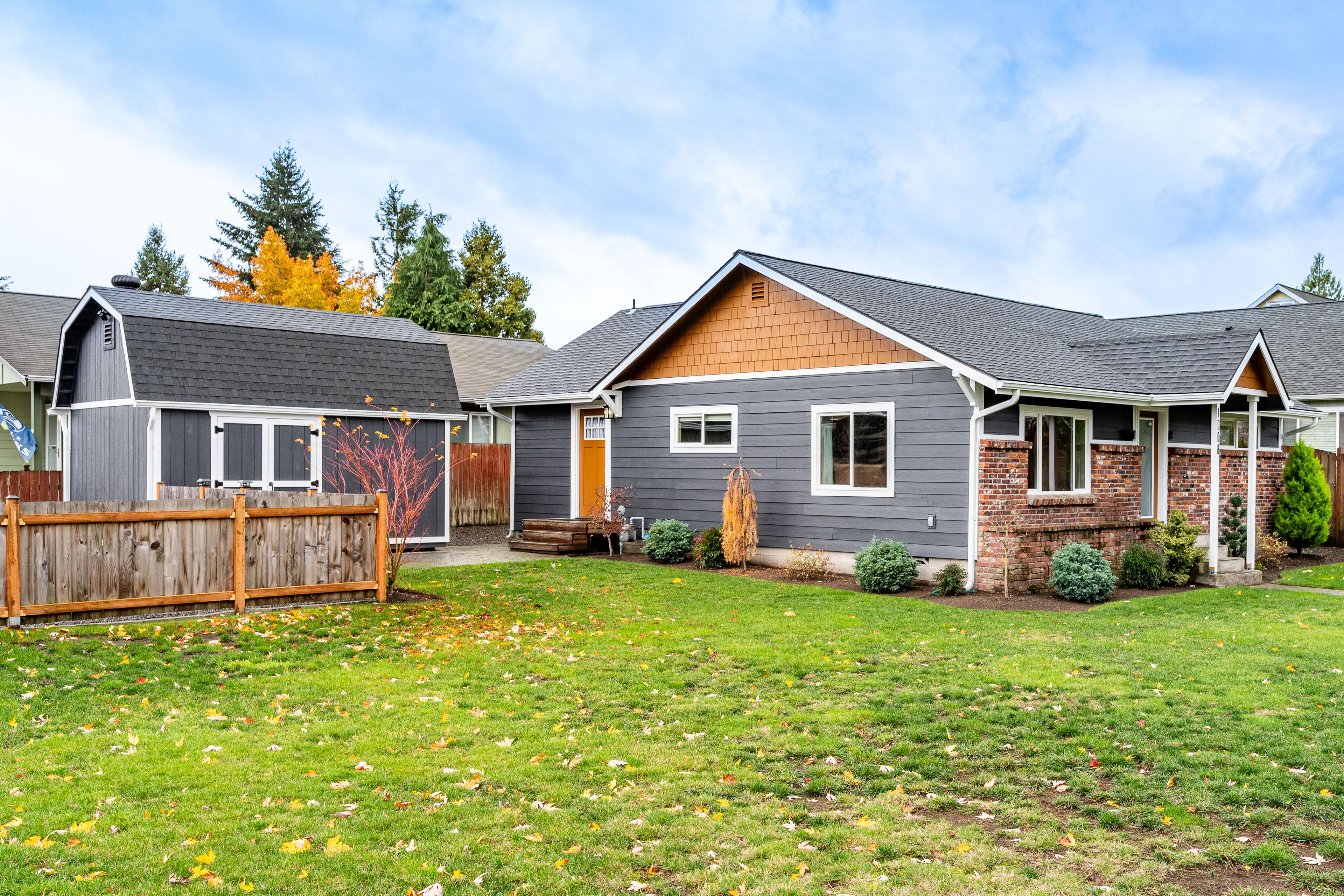 Fenced Yard | Playground | Playhouse