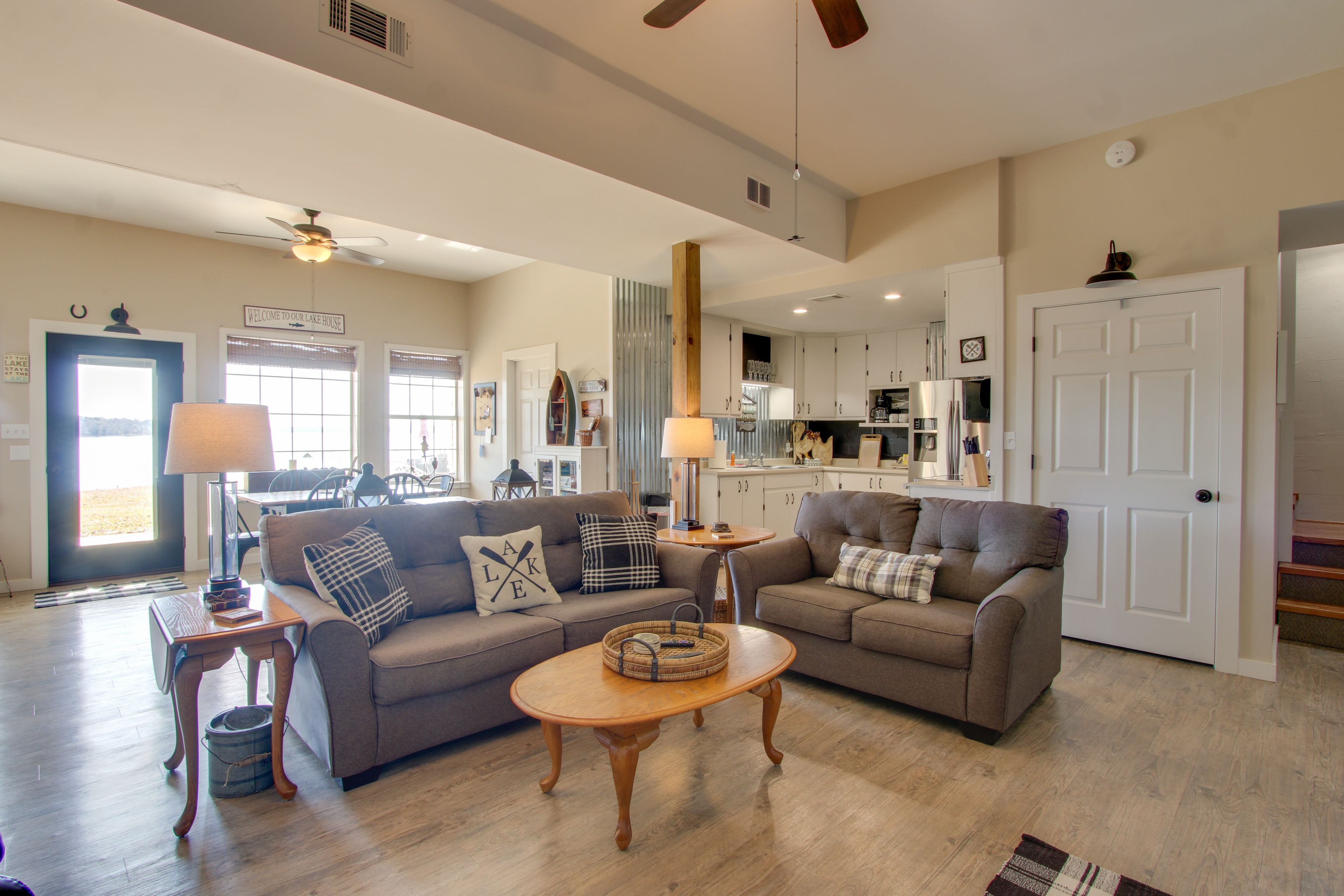 Property Interior | Single-Story Home | Free WiFi | Central A/C & Heating