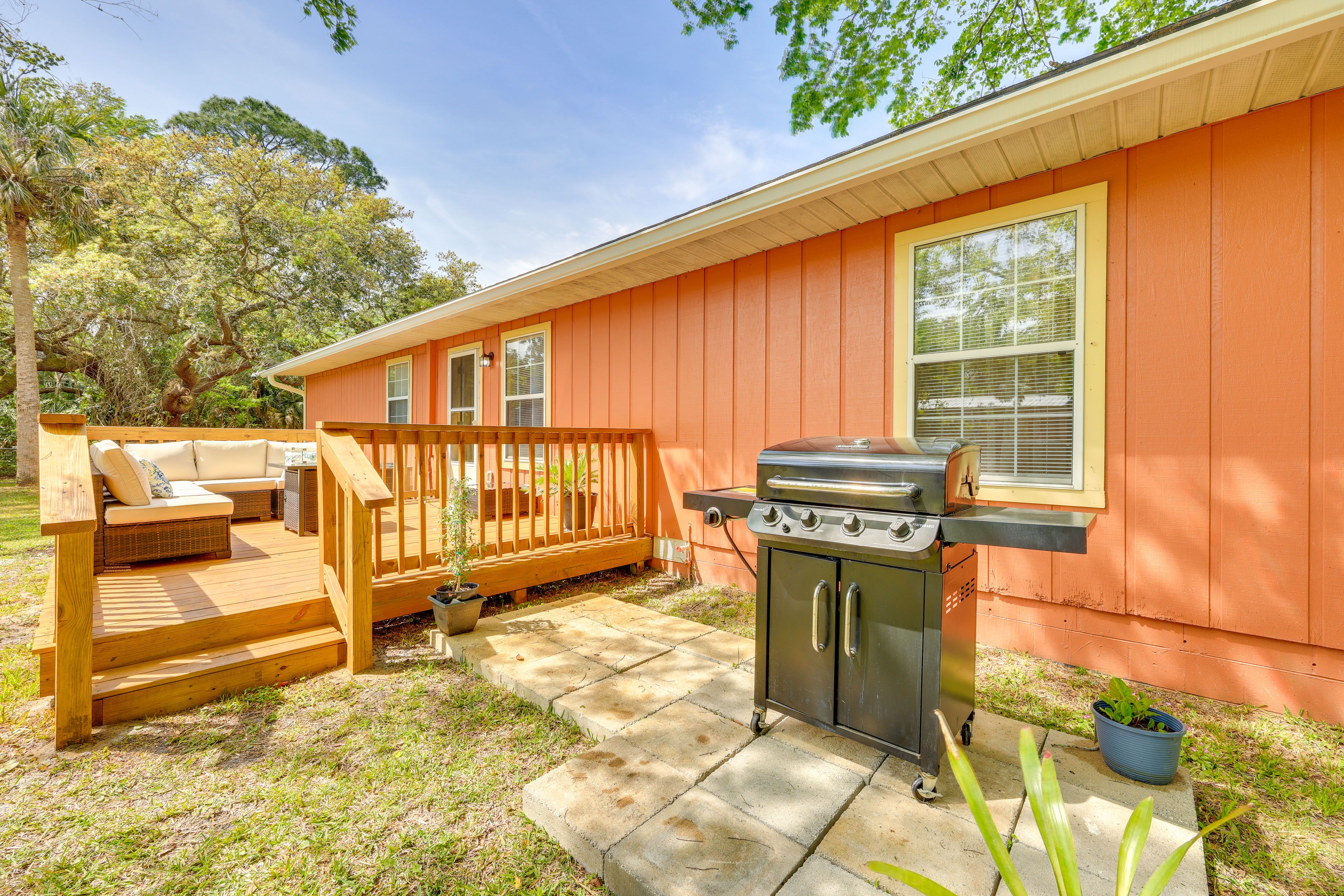 St. Augustine Vacation Rental | 3BR | 3BA | 1,850 Sq Ft | Stairs Required