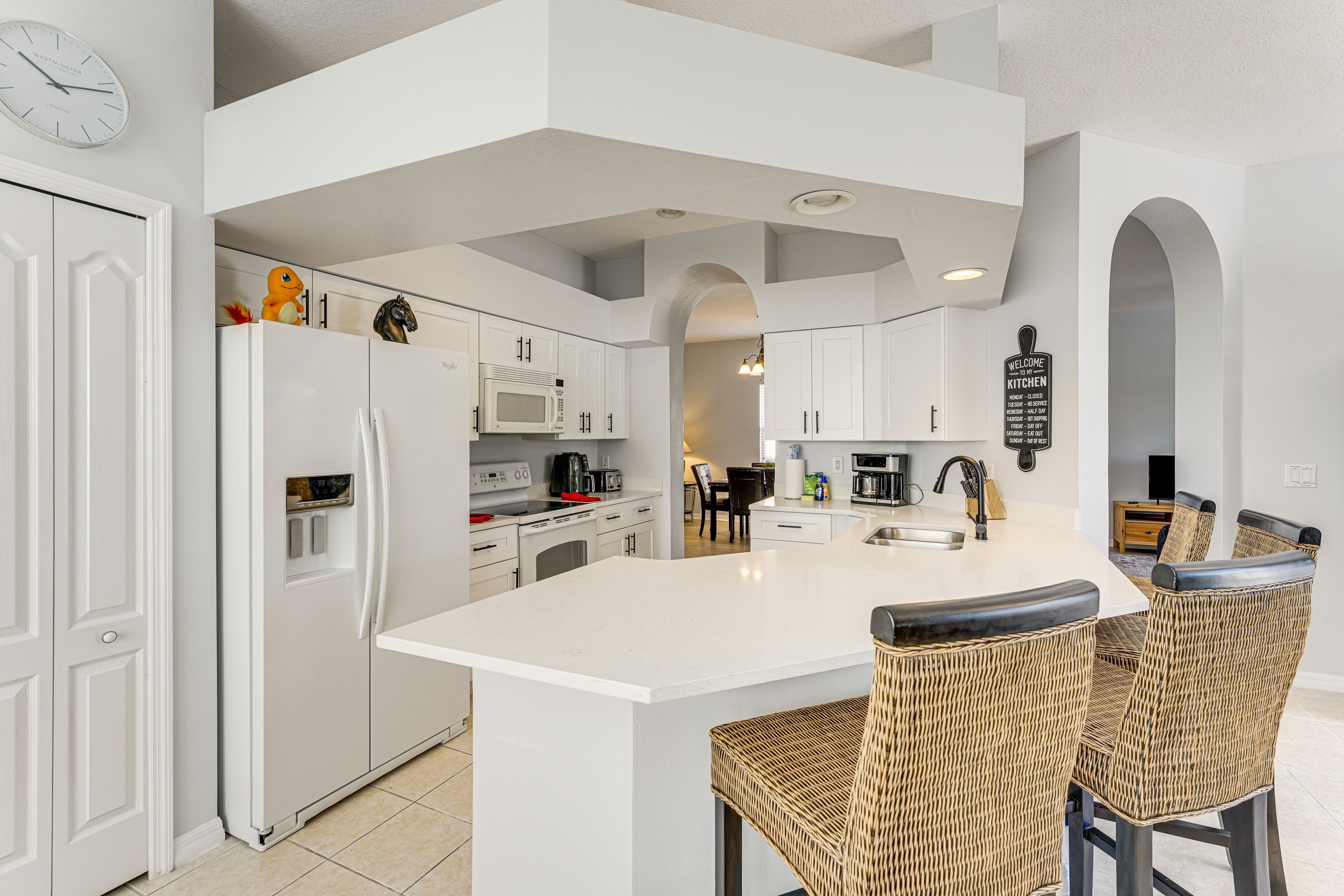 Kitchen | Drip & Keurig Coffee Makers | Dishwasher | Toaster | 1st Floor