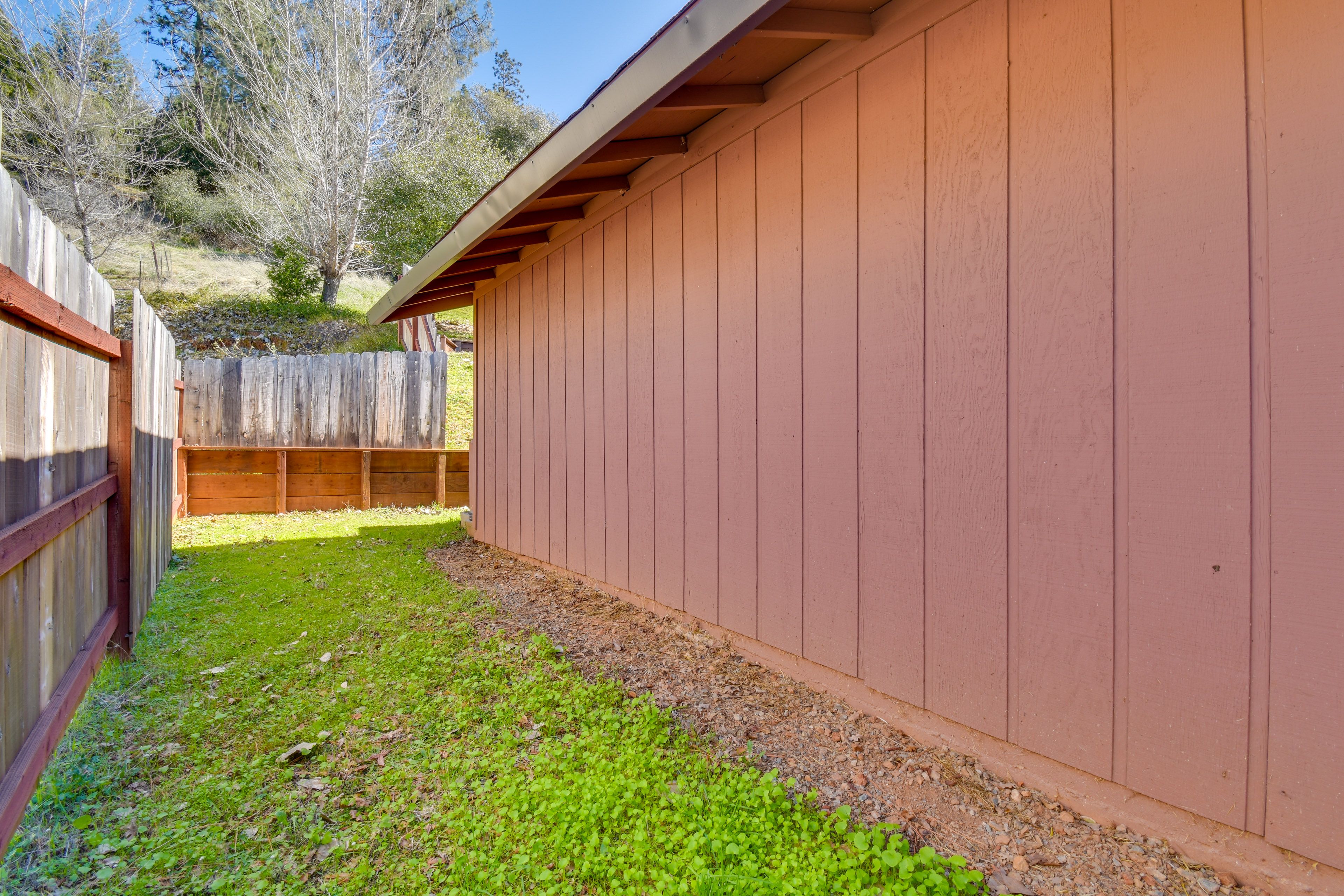 Fenced Side Yard