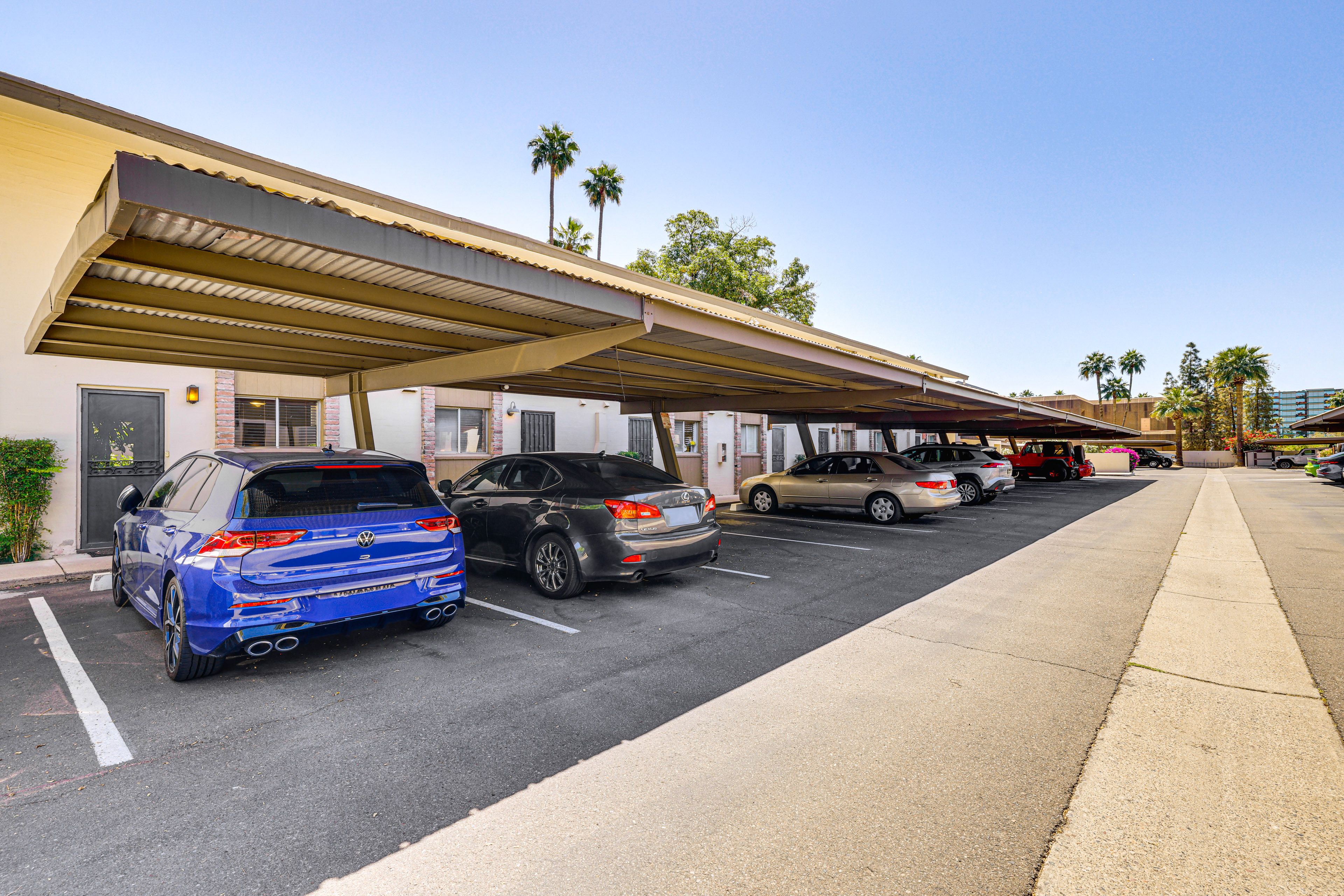 Parking | Covered Parking (1 Vehicle) | Guest Parking (First-Come, First-Served)