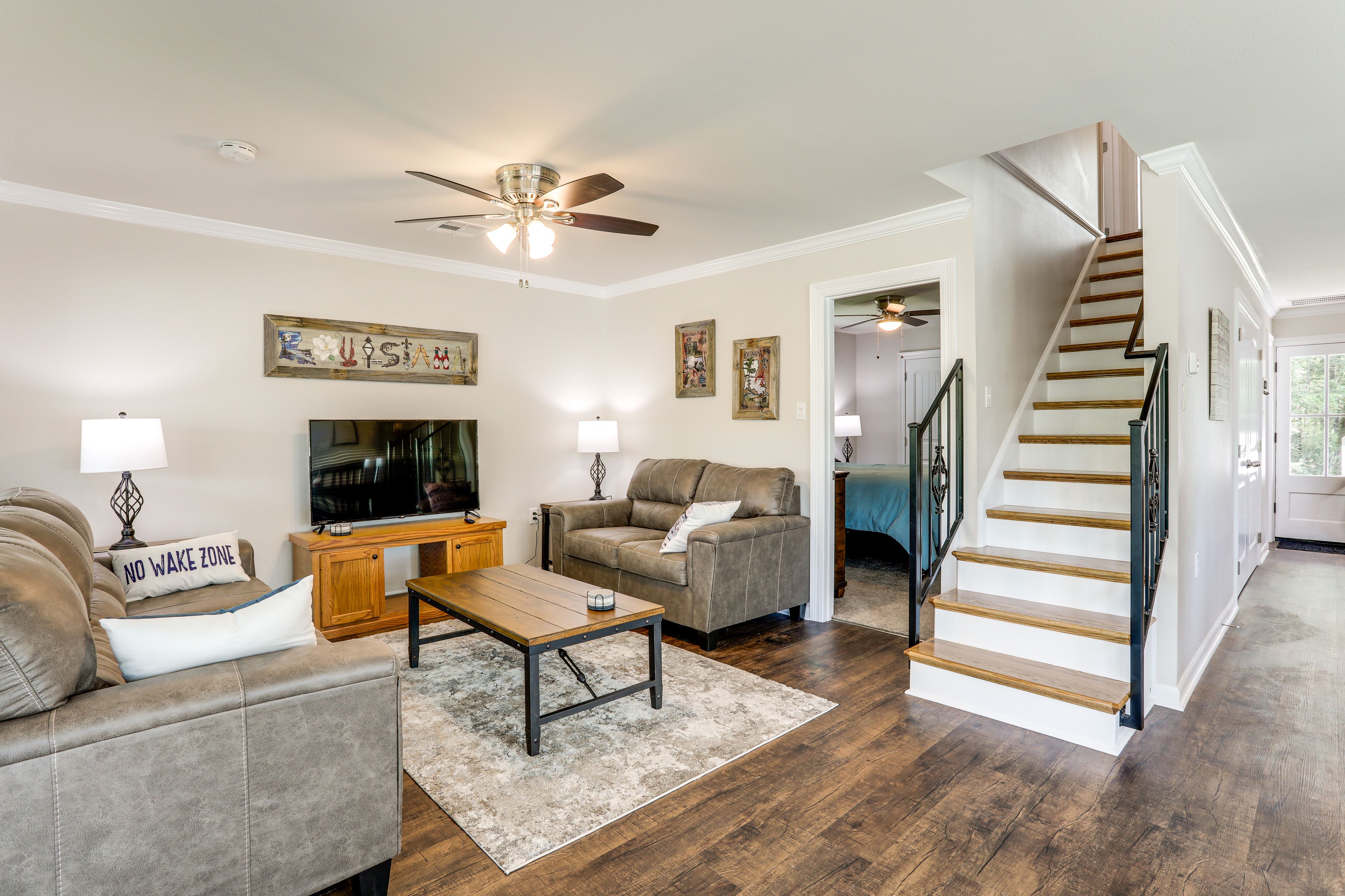 Property Interior | 2-Story Home | Free WiFi | Central A/C & Heating