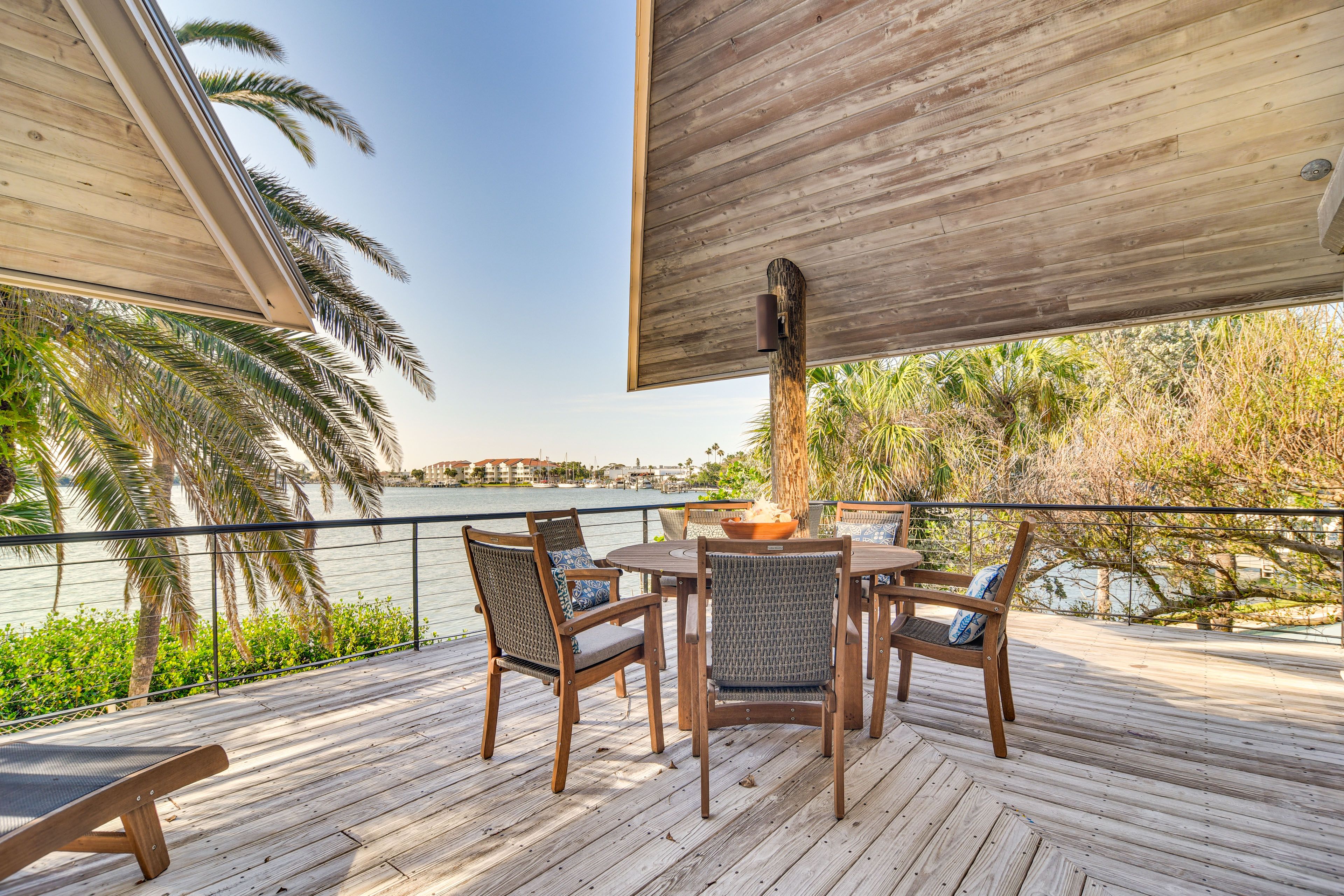 Deck | Outdoor Dining Area | Bay Views