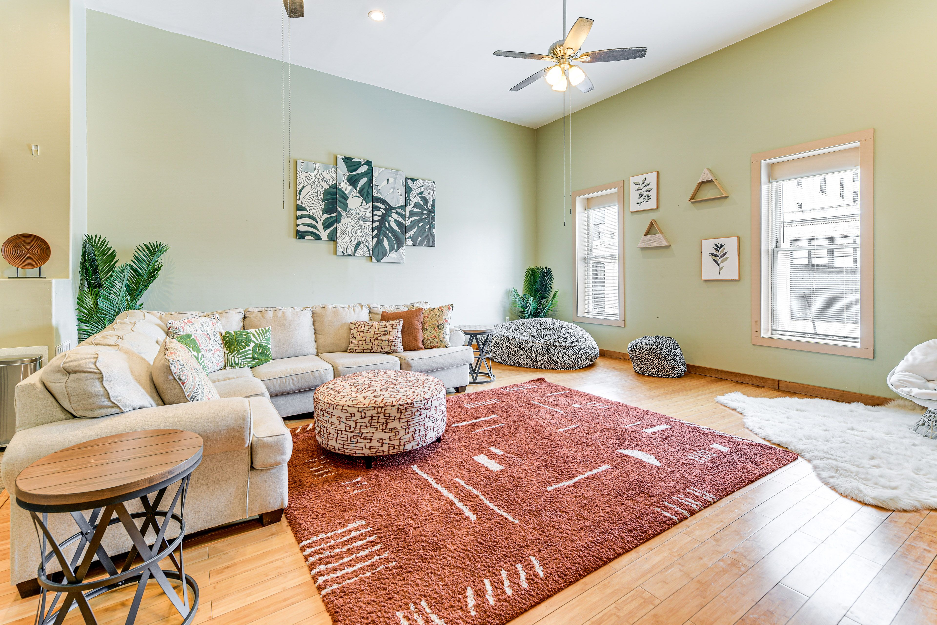 Living Room | Central Heating | Window A/C Unit | Free WiFi