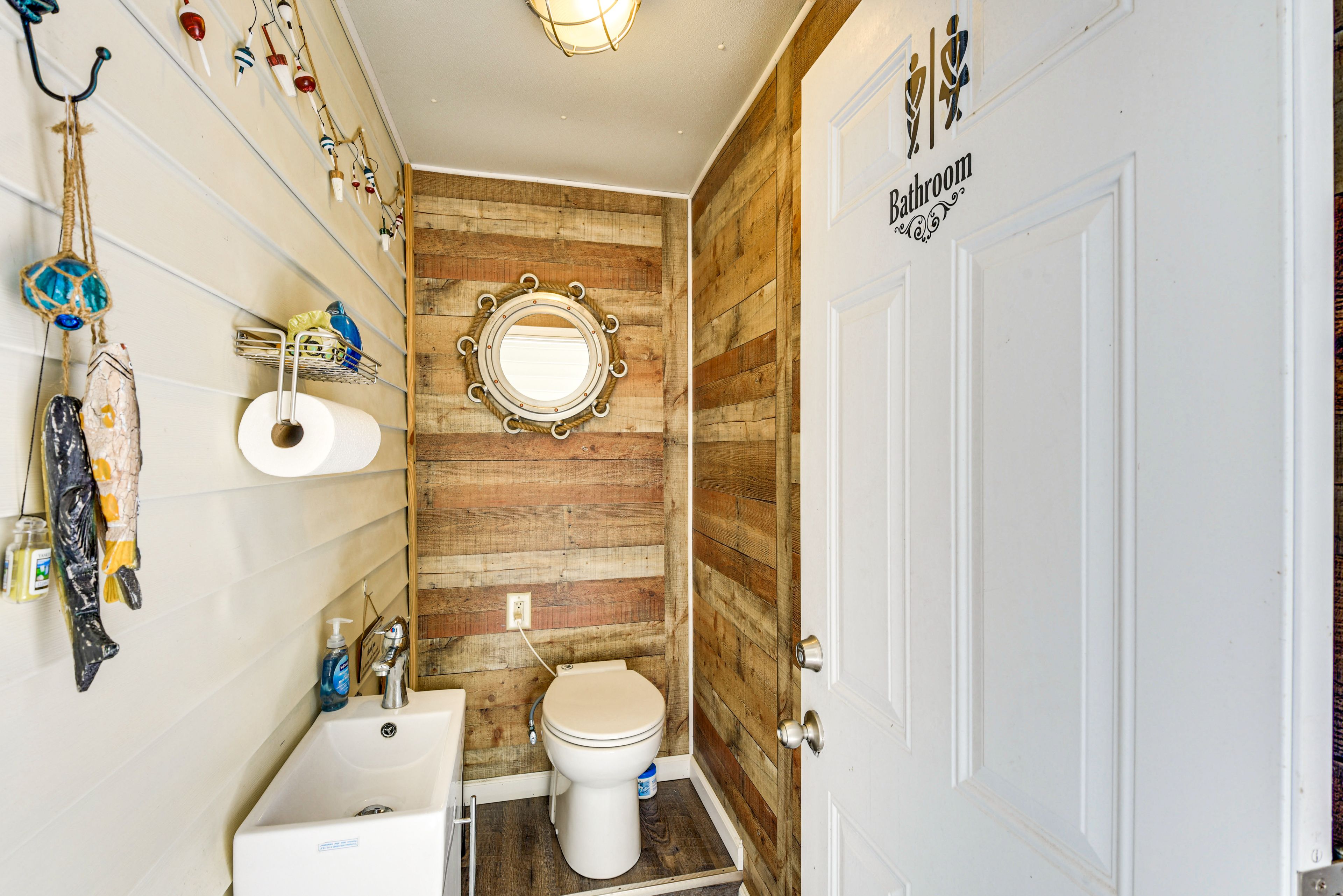 Half Bathroom | Access via Outdoor Entrance