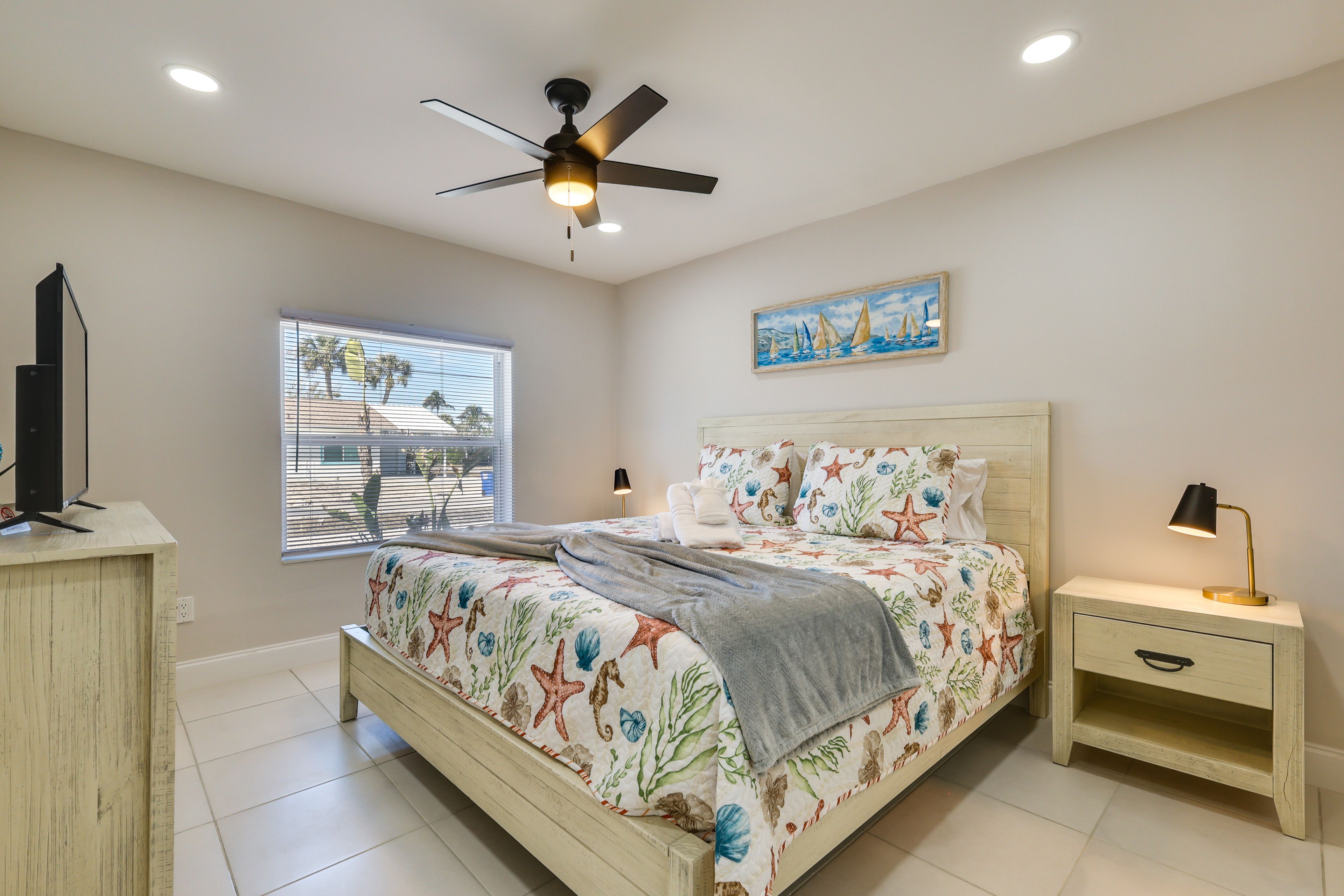 Bedroom | King Bed | Portable Crib | Linens Provided | Walk-In Closet