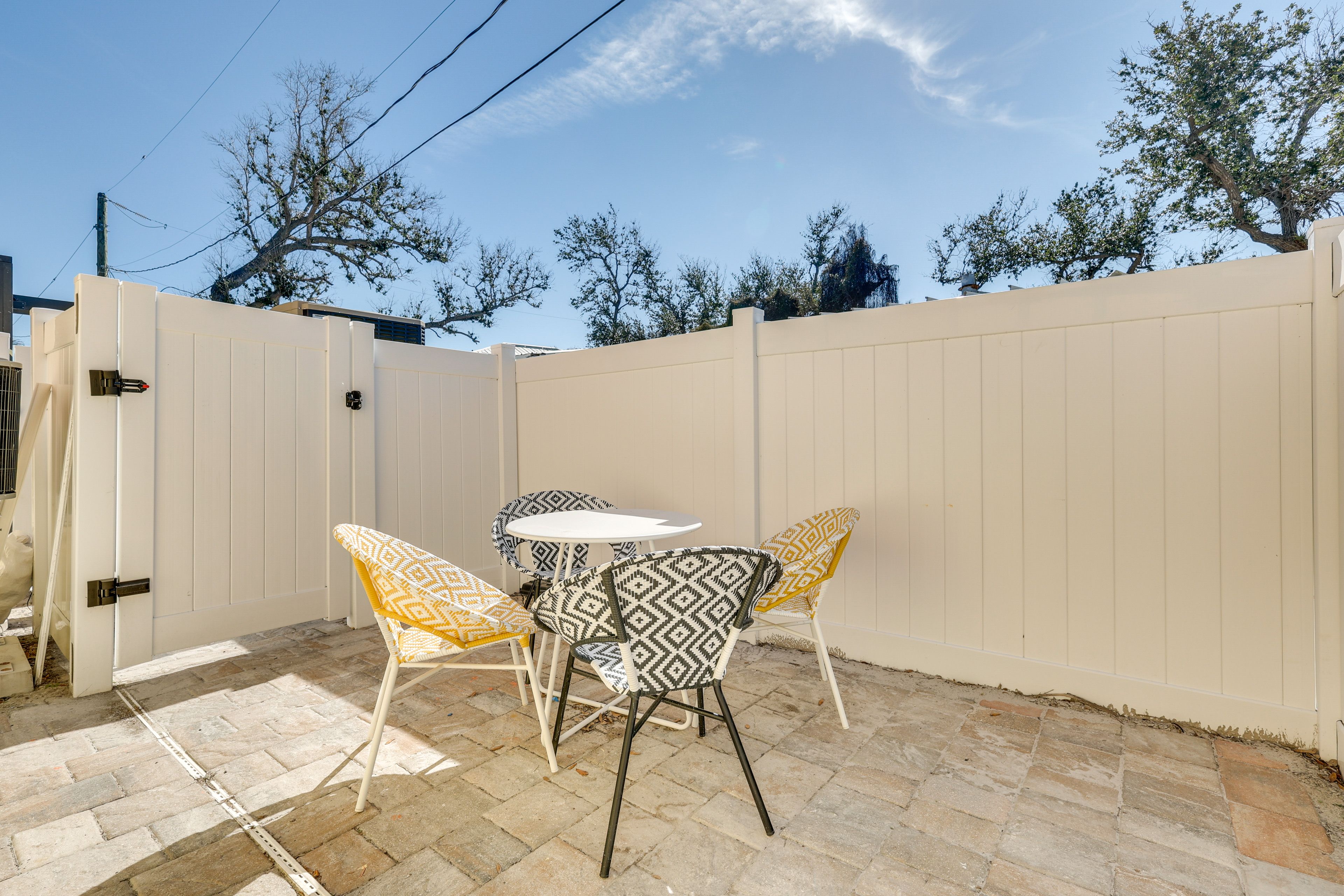 Fenced Patio | Dining Area
