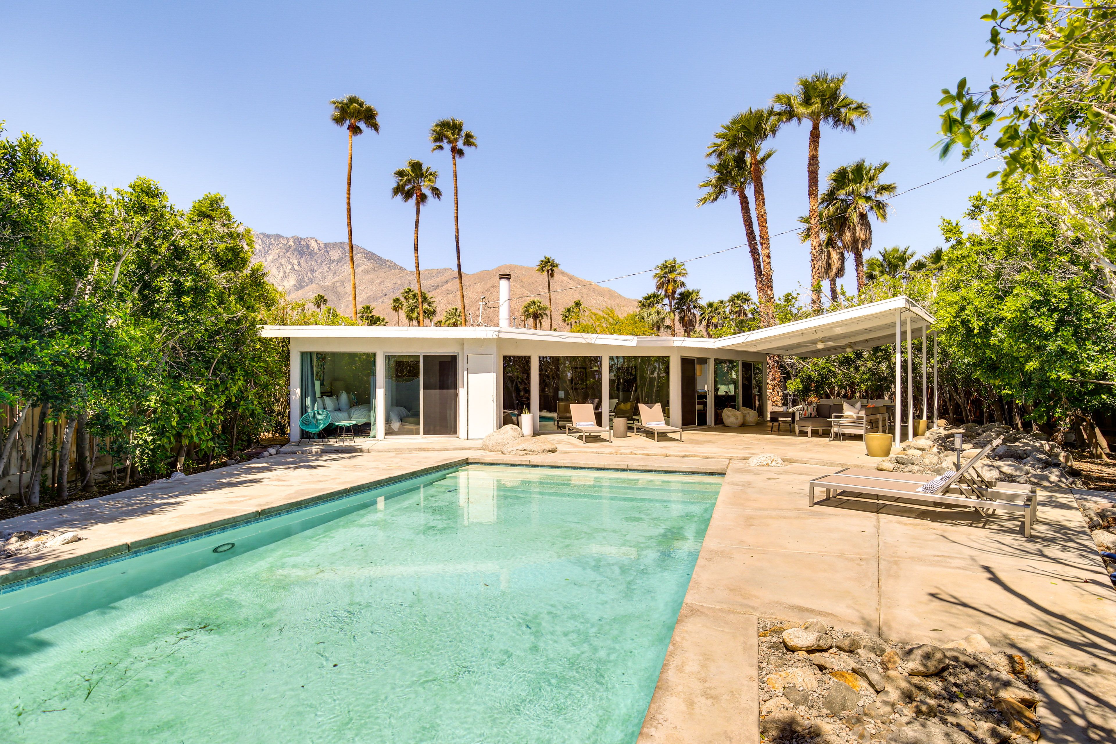 Palm Springs Vacation Rental | 3BR | 2BA | 1,200 Sq Ft | Step-Free Entry