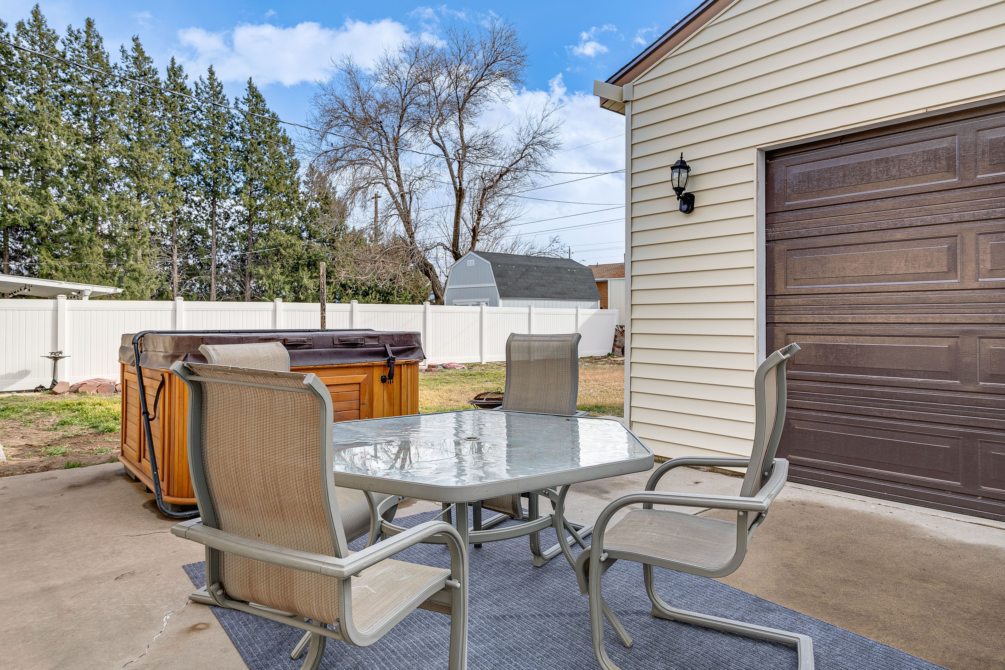 Patio | Outdoor Dining Area | Gas Grill