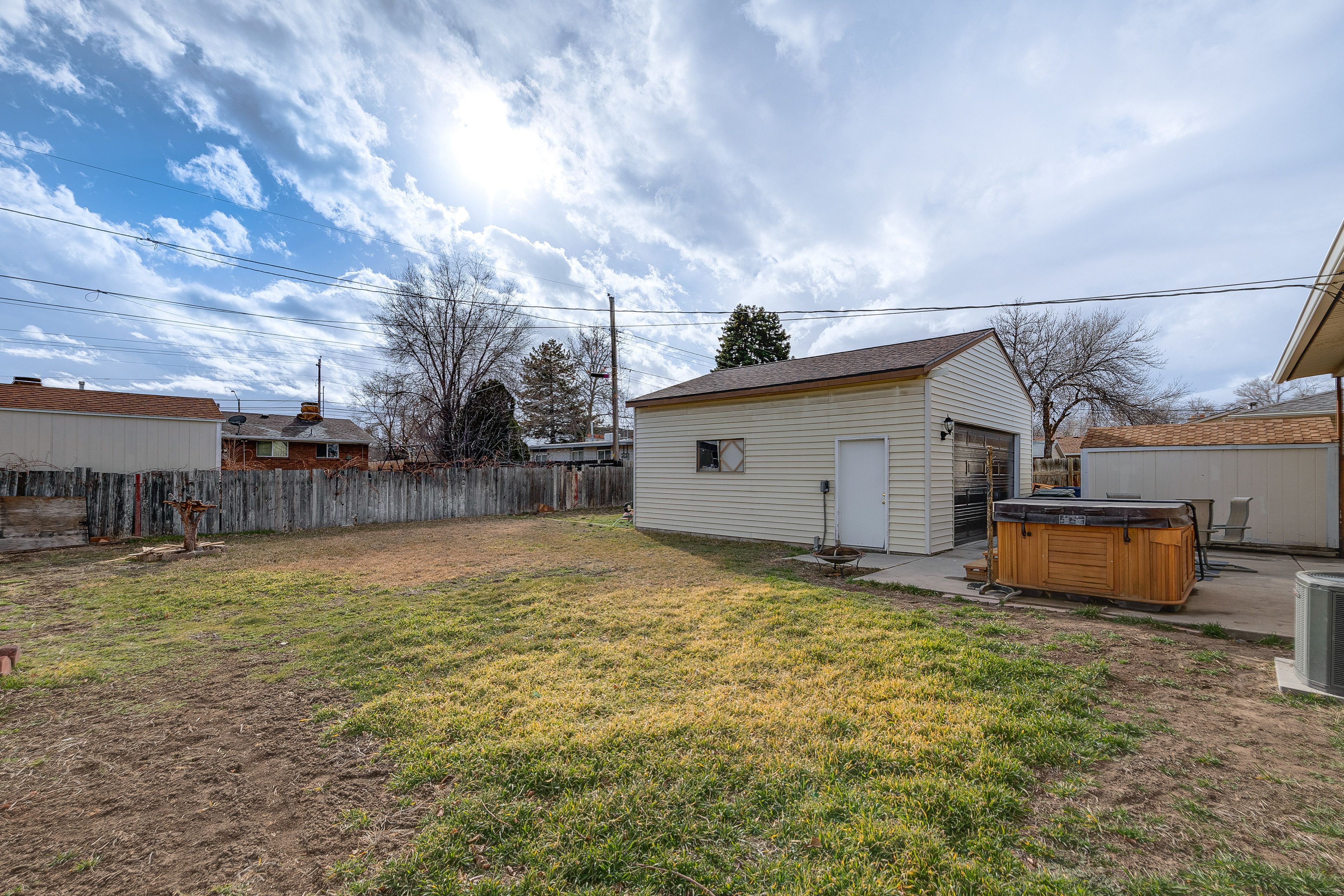 Partially Fenced Yard