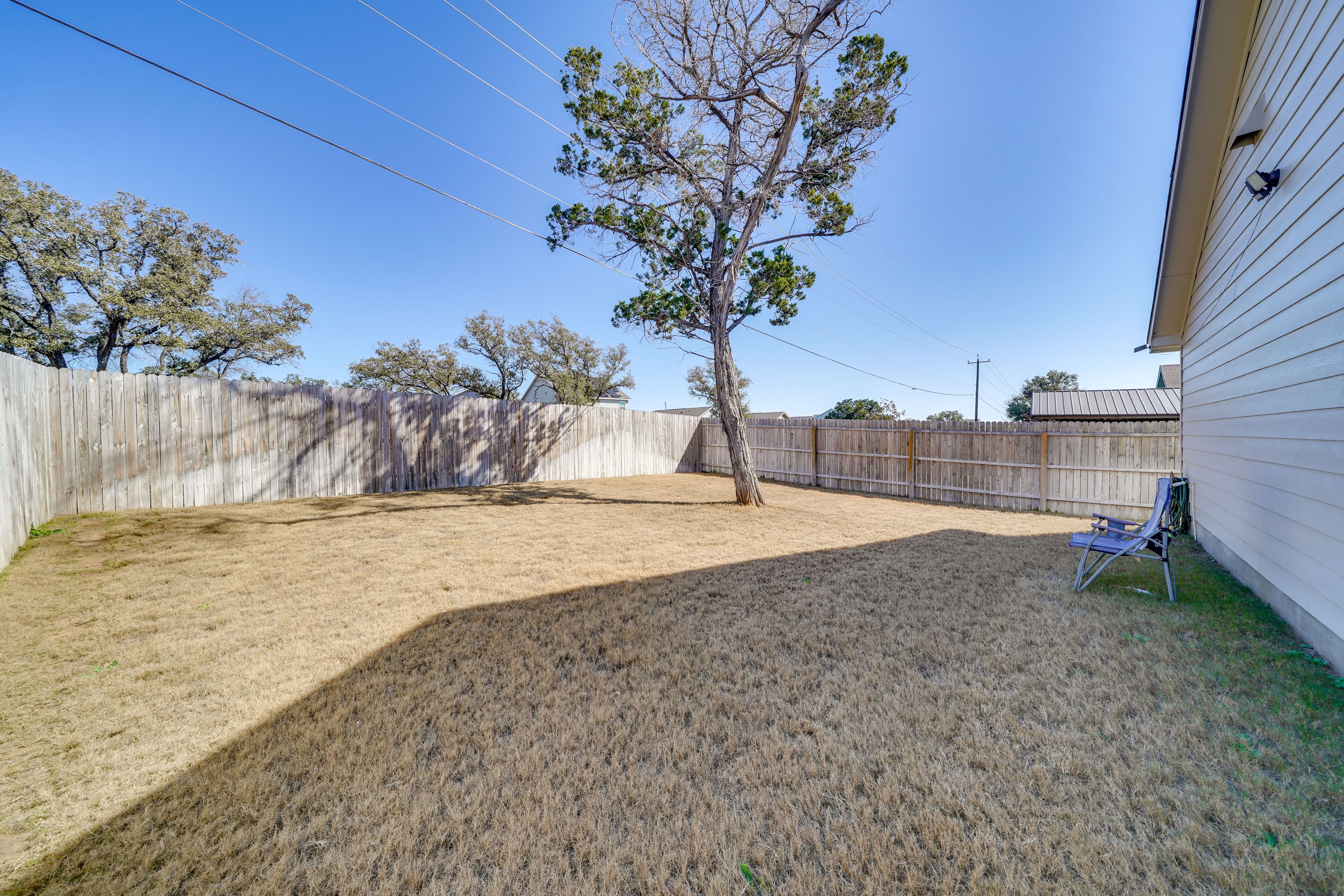 Private Backyard Area