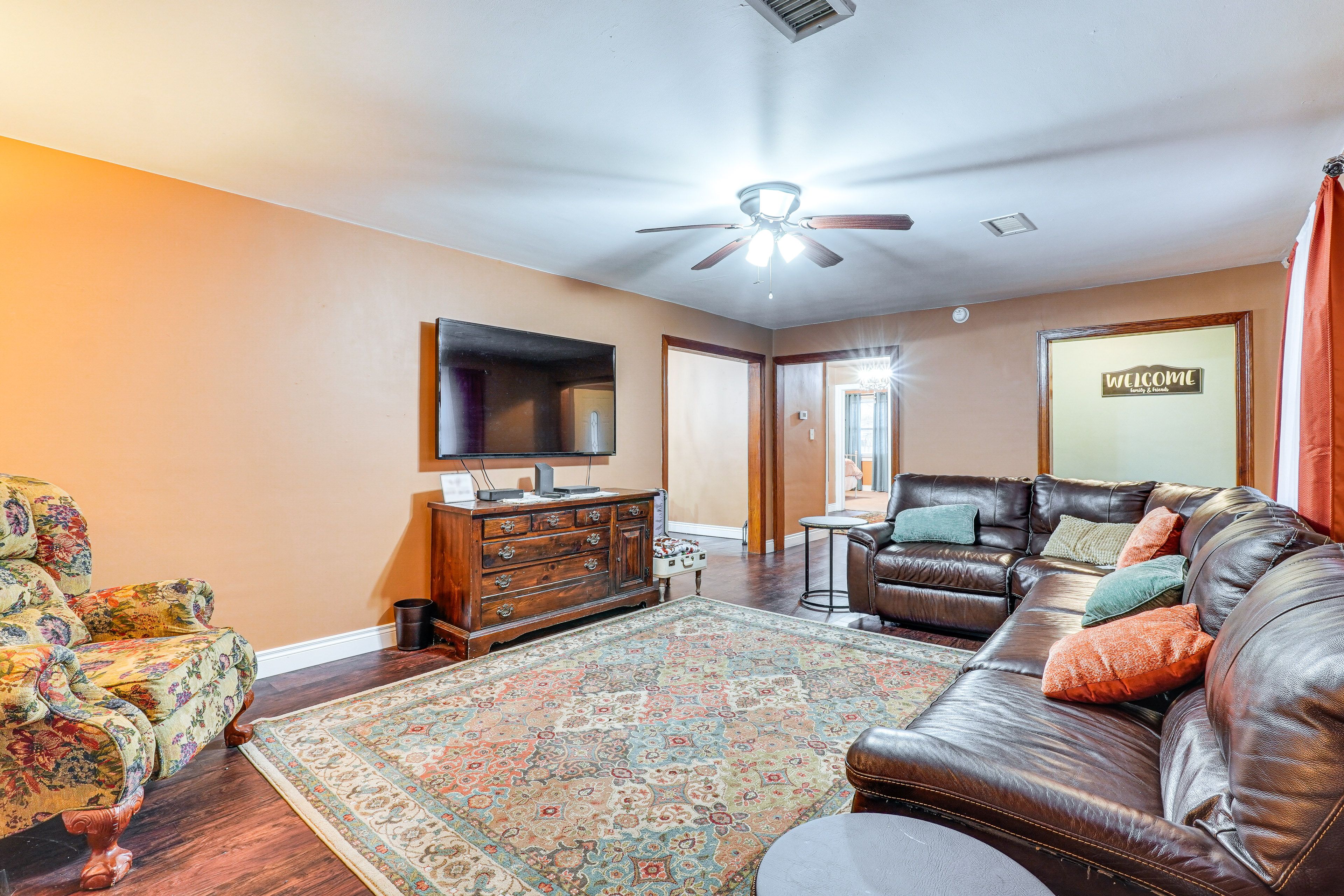 Living Room | Smart TV | Single-Story Home